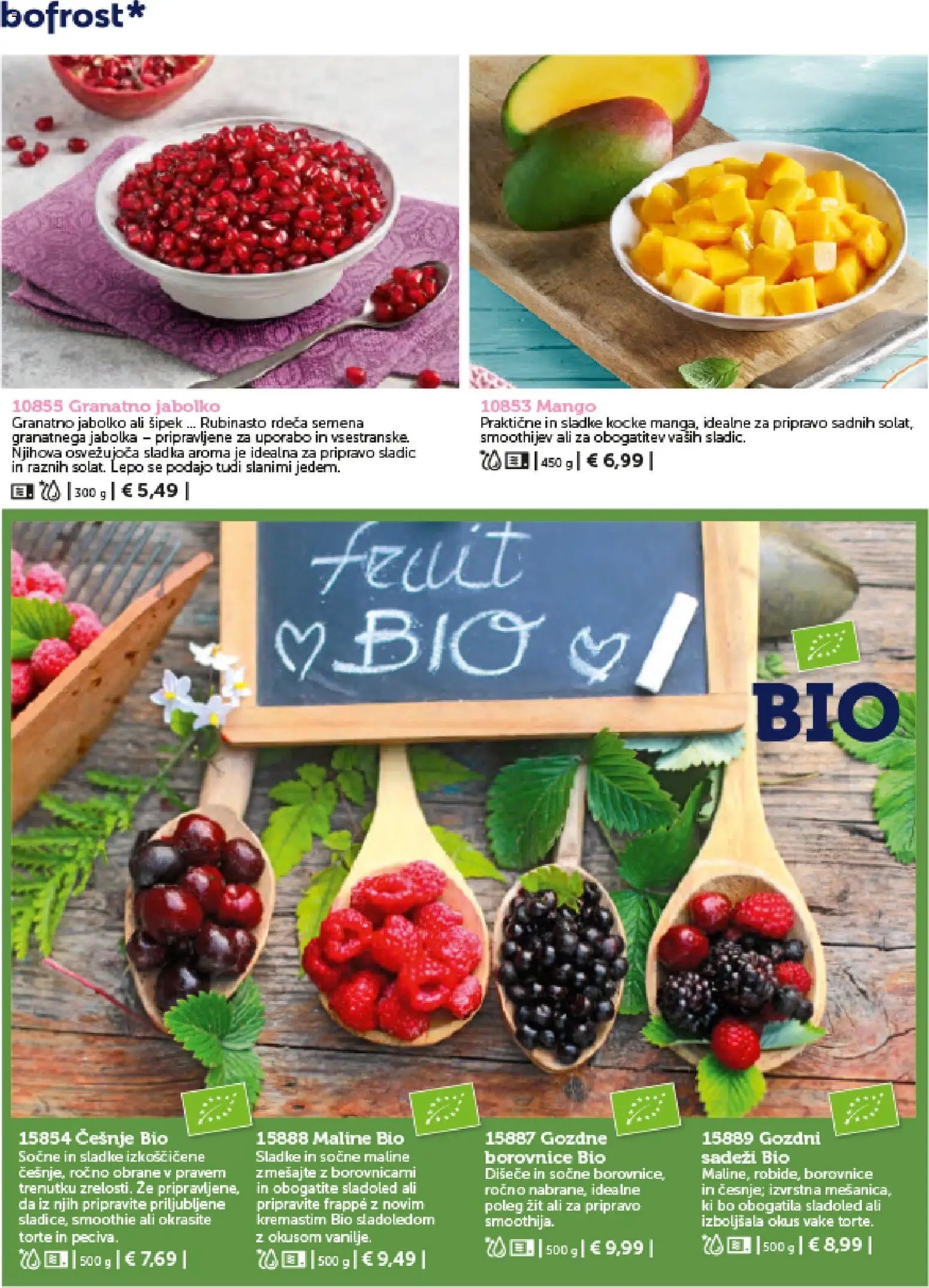 Novi Bofrost katalog ponudbe – veljaven od 01.02.2026 | Stran: 94 | Izdelki: Jabolka, Maline, Sladoled, Mango