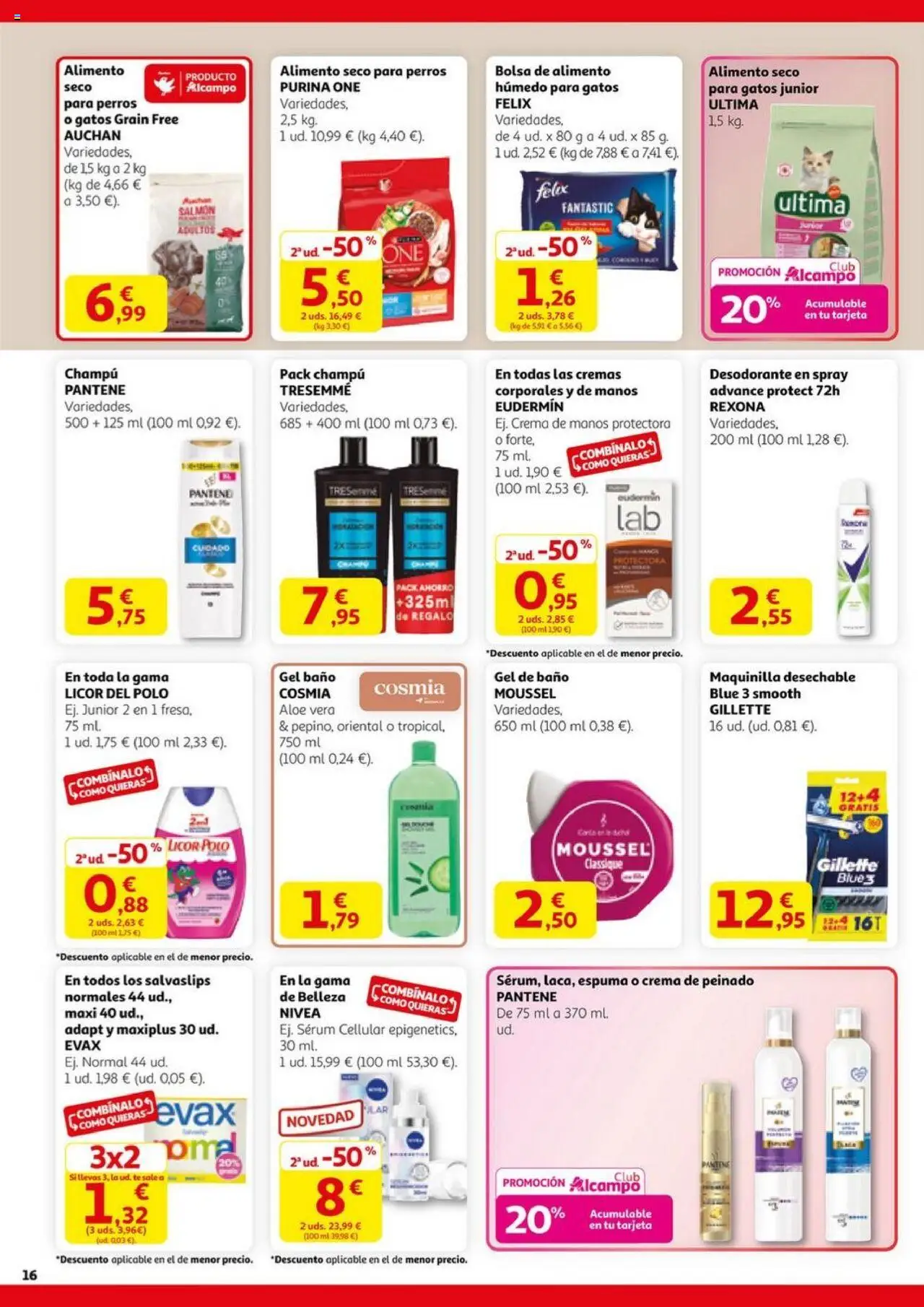 Alcampo - HP catalan │ válido desde el 11.09.2025 | Página: 16 | Productos: Licor, Desodorante, Té, Bolsa