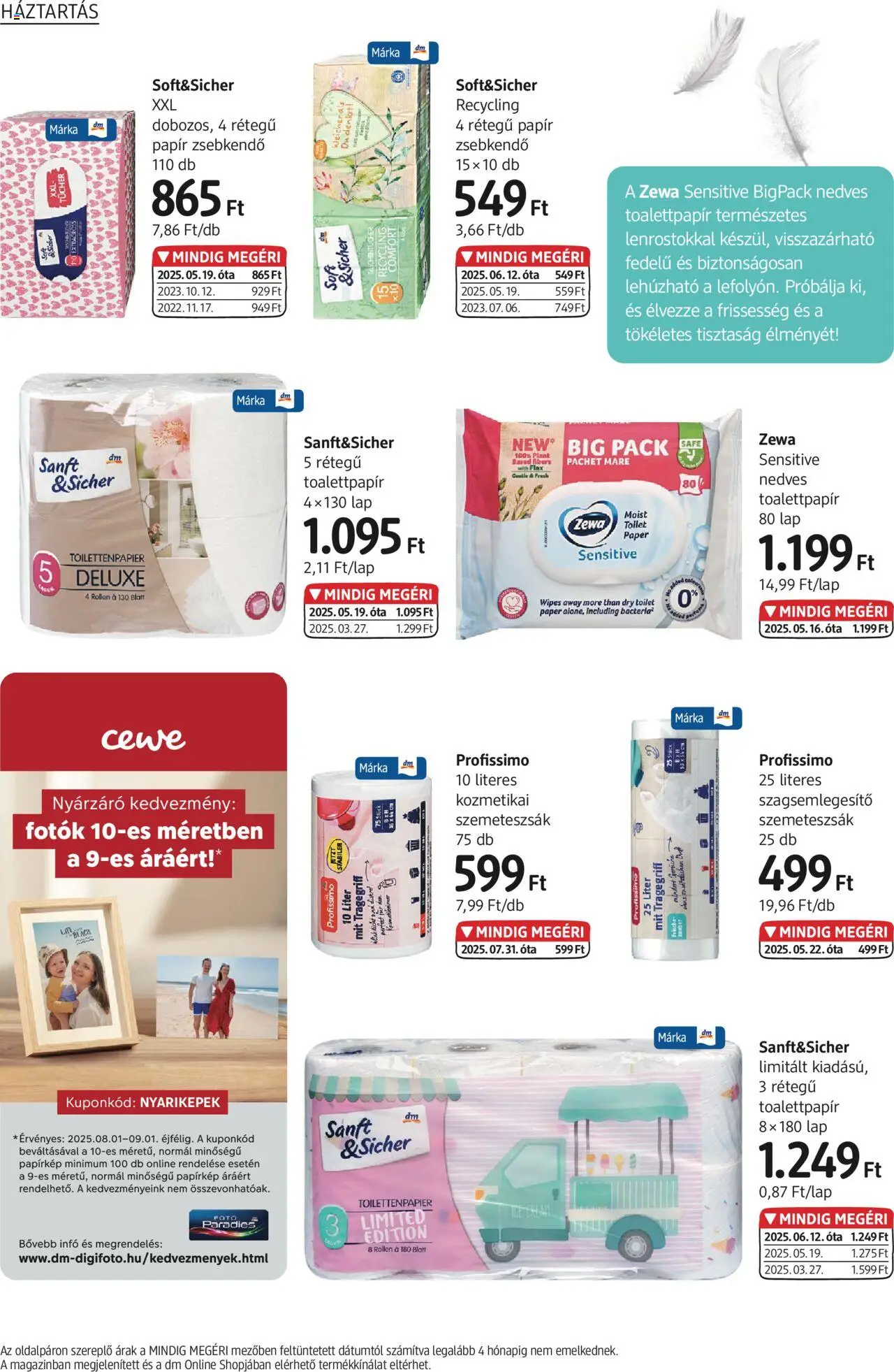 DM Drogerie Markt akciós ujság - amely érvényes a következő dátumtól: 31.07.2025 | Oldal: 20 | Termékek: Szemeteszsák