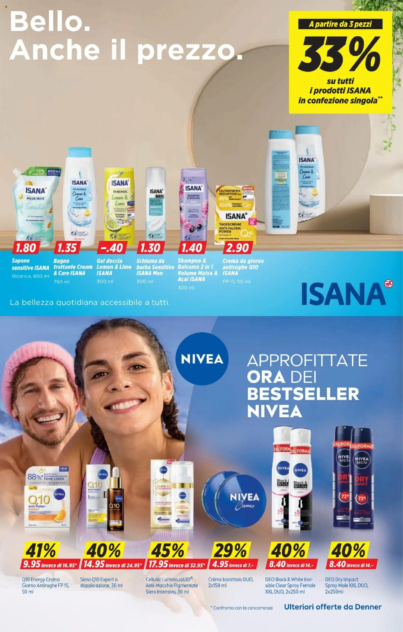 Denner Aktionen IT – gültig ab 20.01.2026 | Seite: 16 | Produkte: Serum, Duschgel, Deodorant, Creme