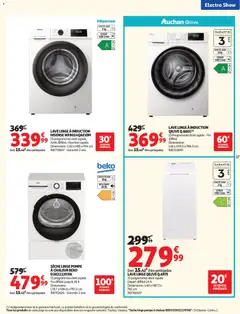 Auchan - Prévisualisation de Auchan - ElectroShow hypermarchés valide à partir de 03.02.2026 | Page: 17 | Produits: Lave linge