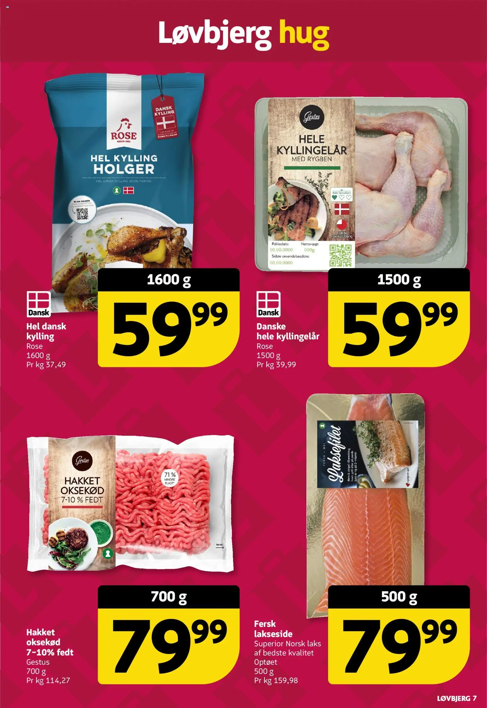 Løvbjerg tilbudsavis – gyldig fra 13.03.2026 | Side: 7 | Produkter: Oksekød, Grill