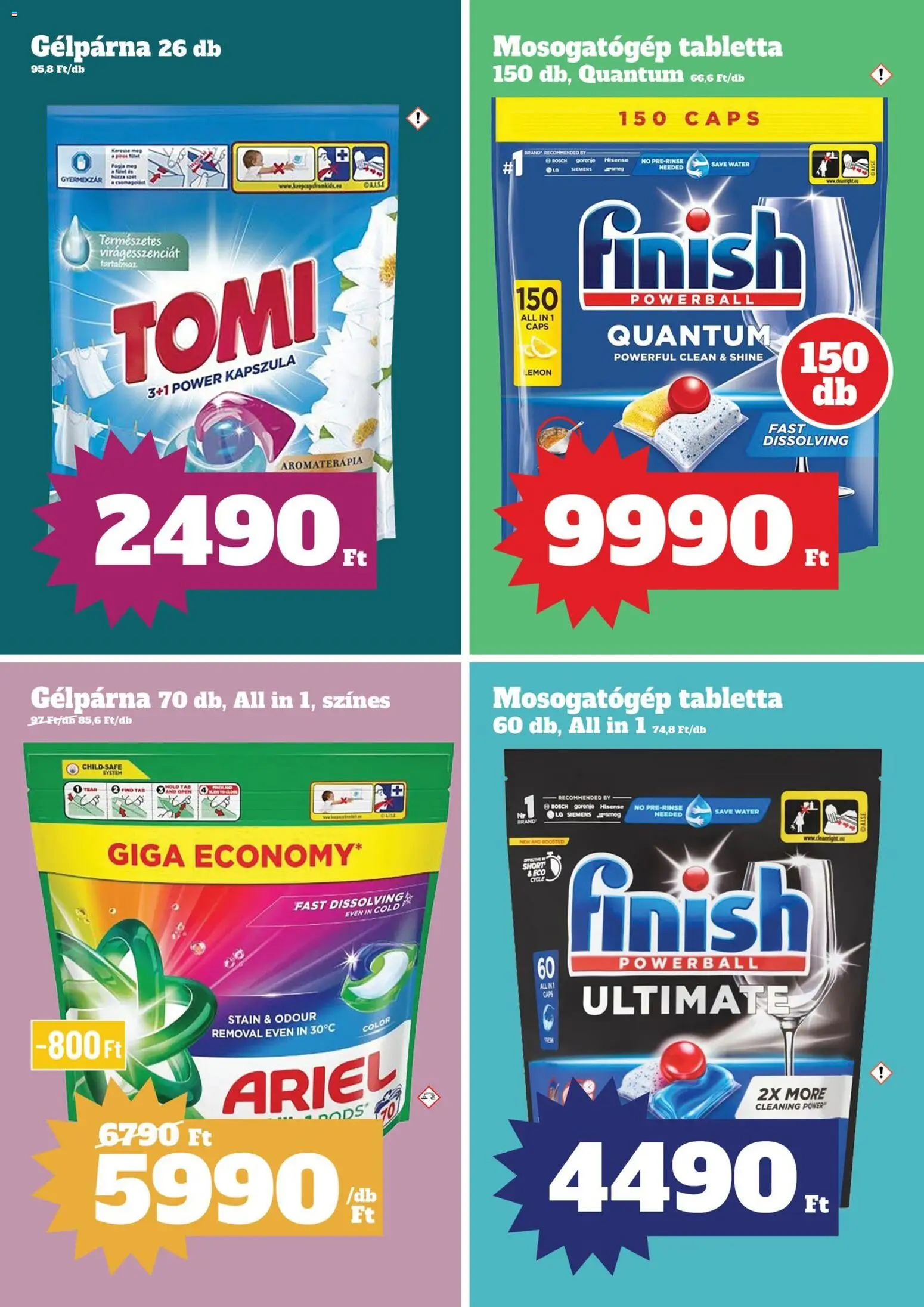 Family Diszkont akciós ujság - amely érvényes a következő dátumtól: 02.04.2026 | Oldal: 30 | Termékek: Ariel, Mosogatógép, Mosogatógép tabletta