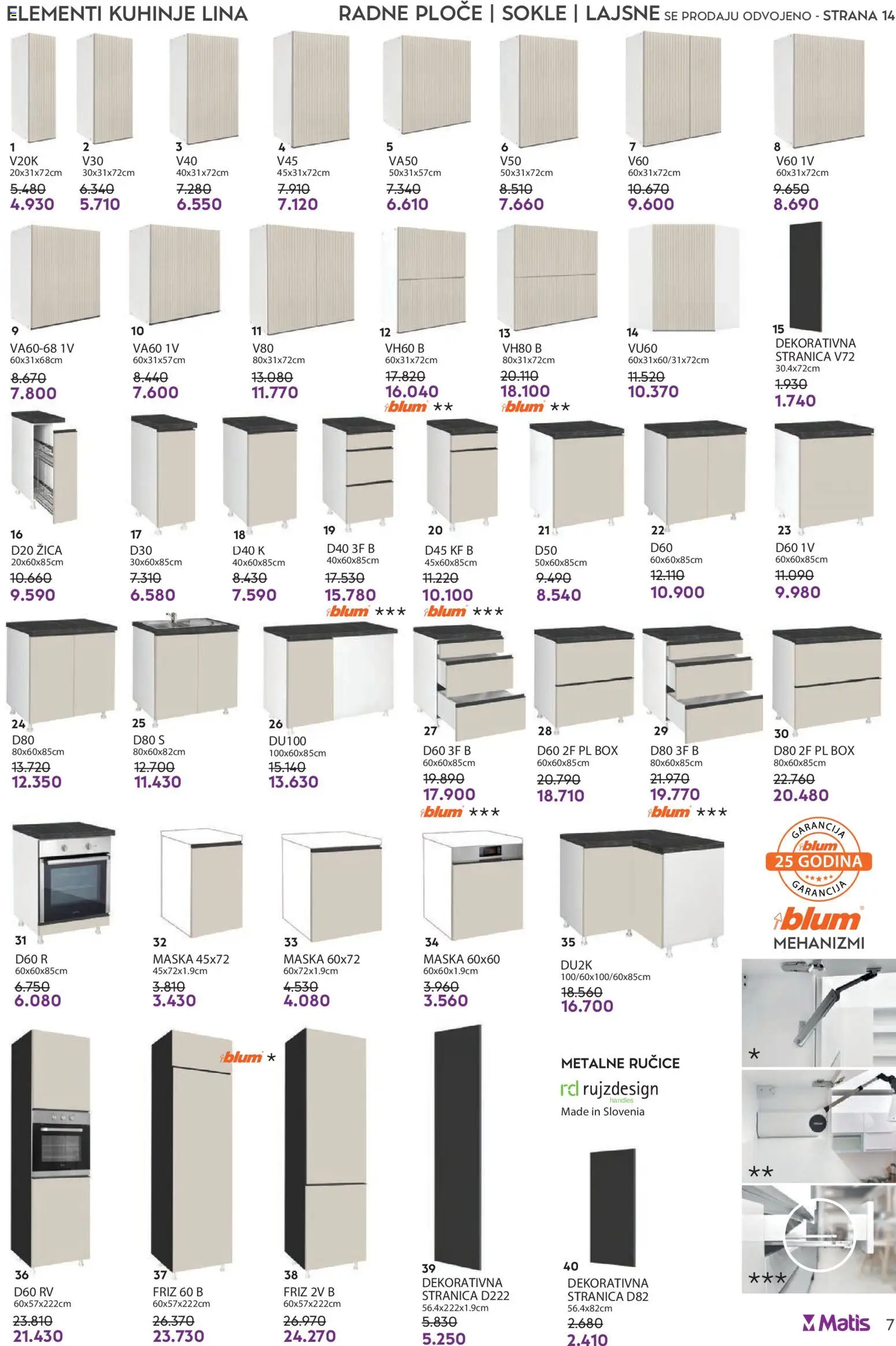 Matis katalog - važi od 01.11.2025 | Strana: 7 | Proizvode: Komoda, Tv komoda, Polica, Sto