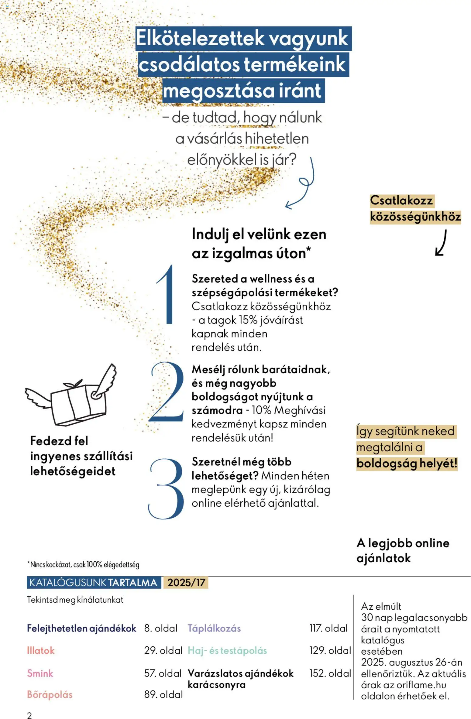 Oriflame akciós ujság - amely érvényes a következő dátumtól: 03.12.2025 | Oldal: 2 | Termékek: Smink