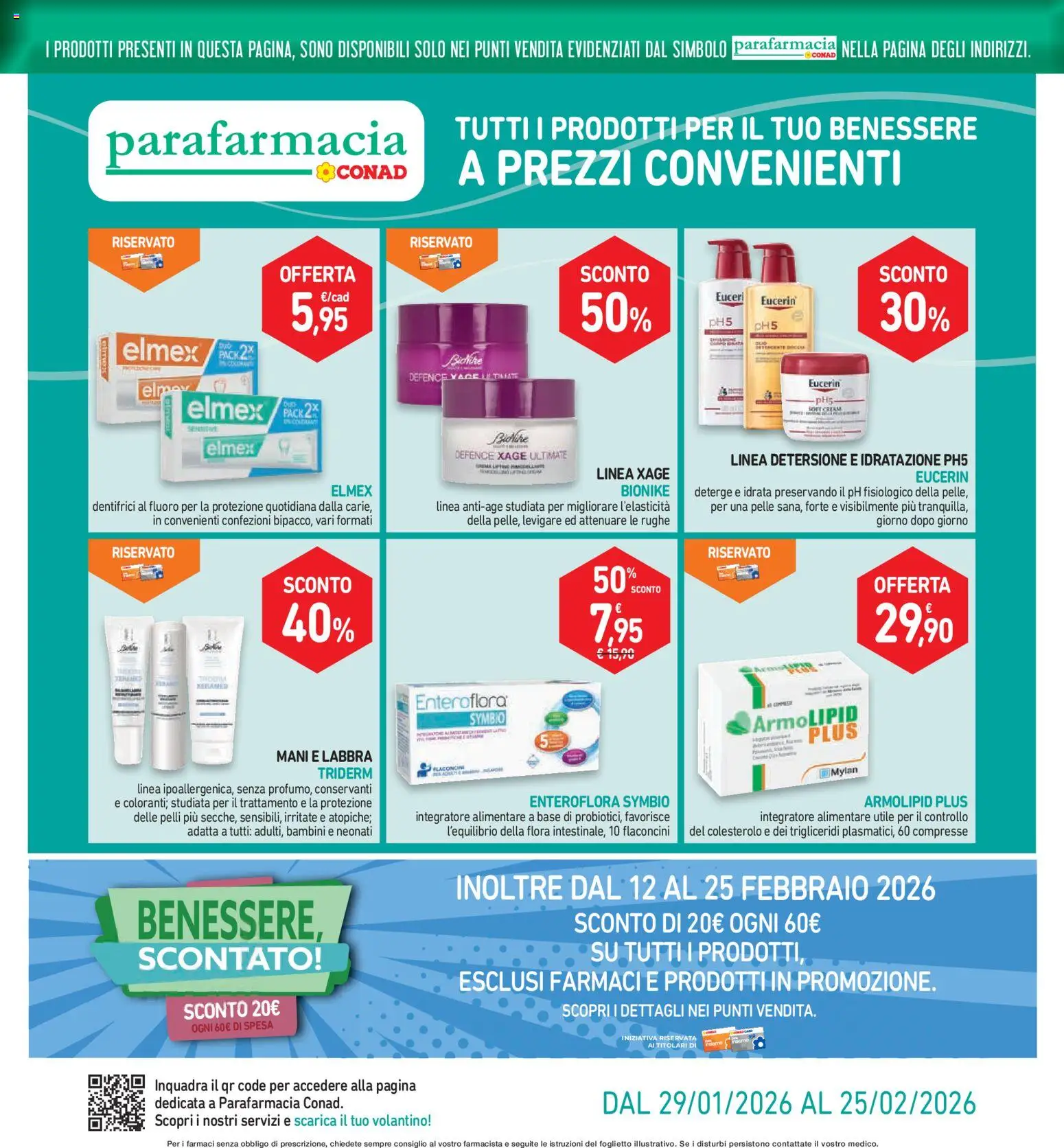 Volantino Conad del 29.01.2026 | Pagina: 23 | Prodotti: Detergente, Integratore alimentare