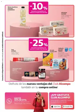 Alcampo - Club Nacional │ válido desde el 14.08.2025 | Página: 6 | Productos: Pescado, Té, Apple, Nuggets