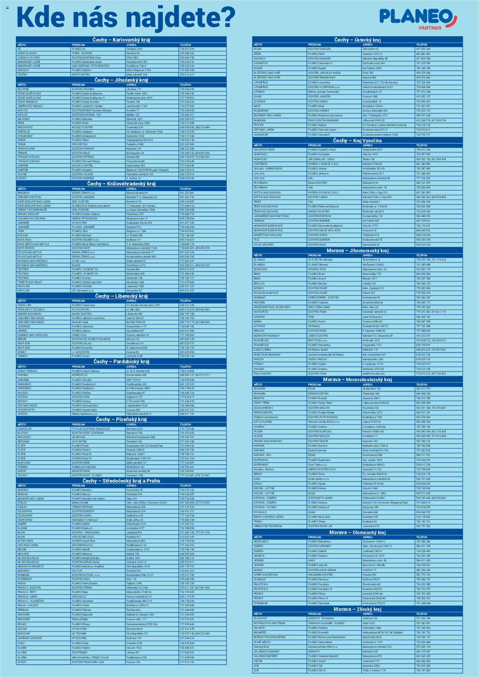 Planeo Elektro Black Friday od 07.11.2025 | Strana: 9 | Produkty: Mošt, Písek, Tv, Vysočina