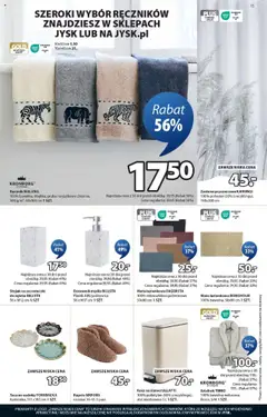 JYSK Gazetka od 10.09.2025 | Strona: 15 | Produkty: Szlafrok, Kapcie, Kosz, Mata łazienkowa