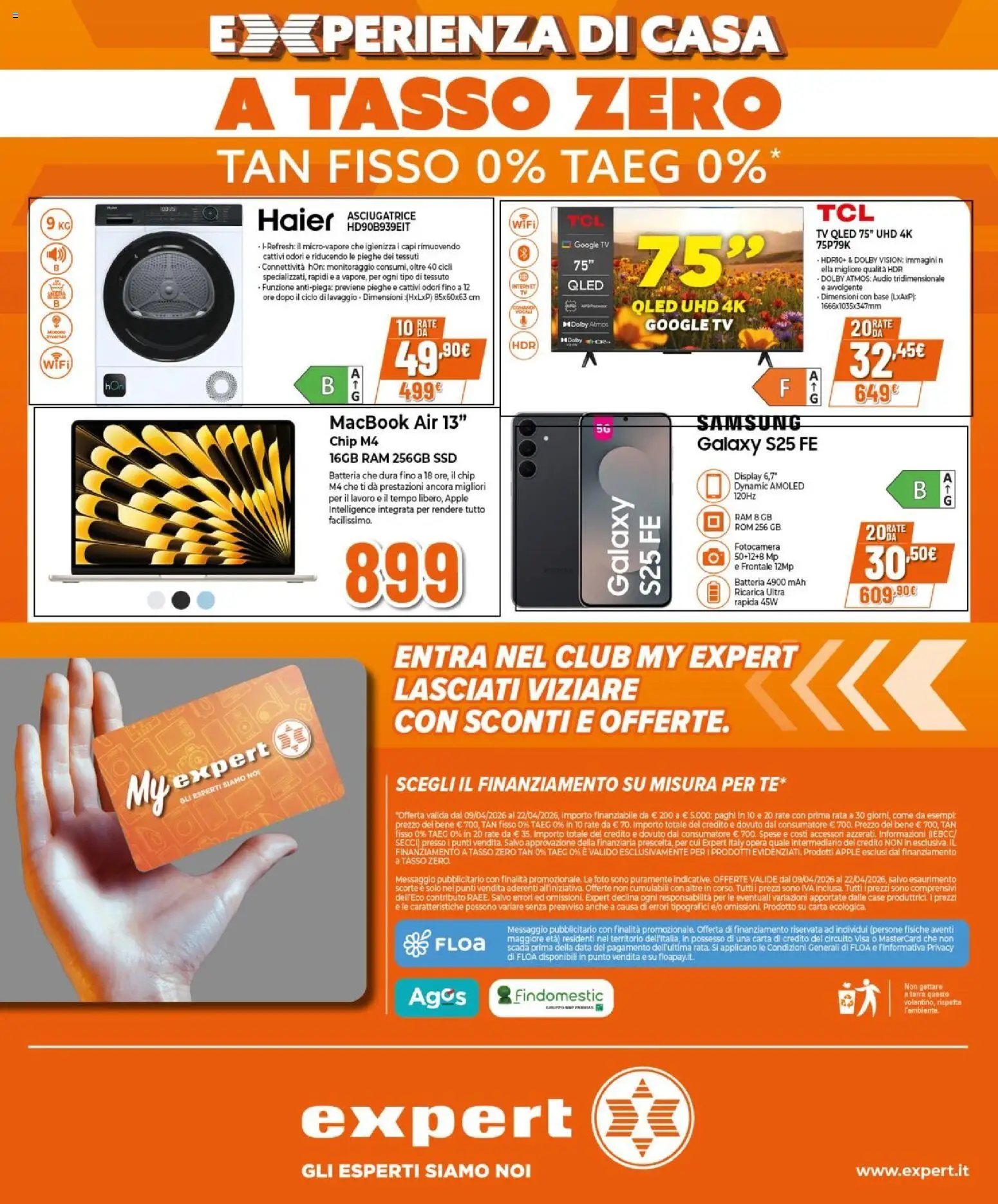Volantino Expert del 09.04.2026 | Pagina: 28 | Prodotti: Audio, Fotocamera, Batteria, Terra