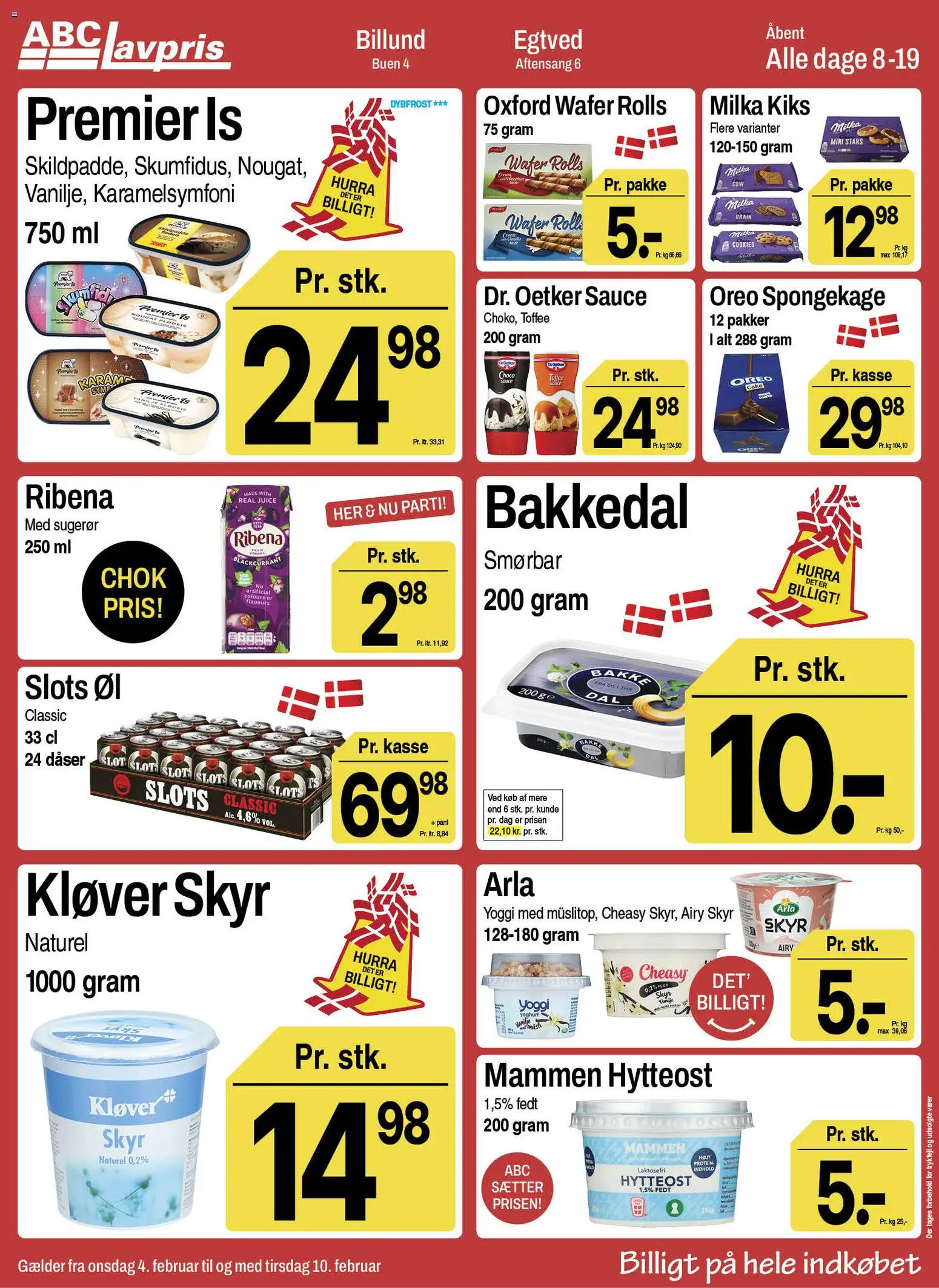 Abc Lavpris tilbudsavis – gyldig fra 04.02.2026 | Side: 1