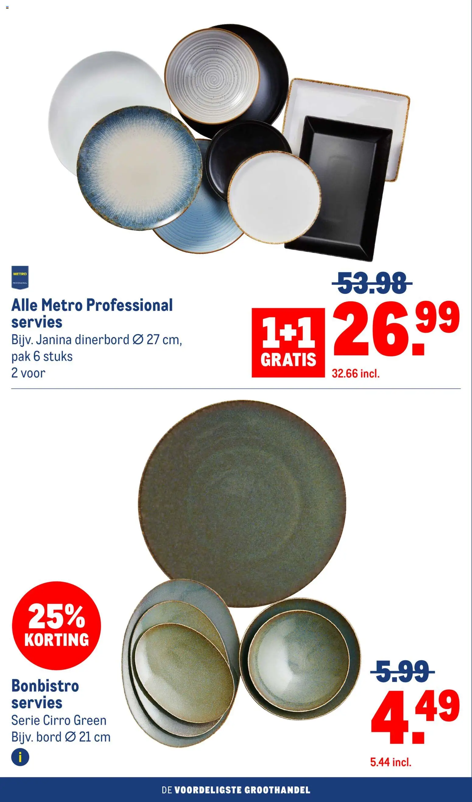 {H1} | Pagina: 74 | Producten: Servies, Bord