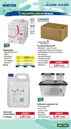 Metro Prospekt 	 ab 22.12.2025 gültig | Seite: 25 | Produkte: Wasser