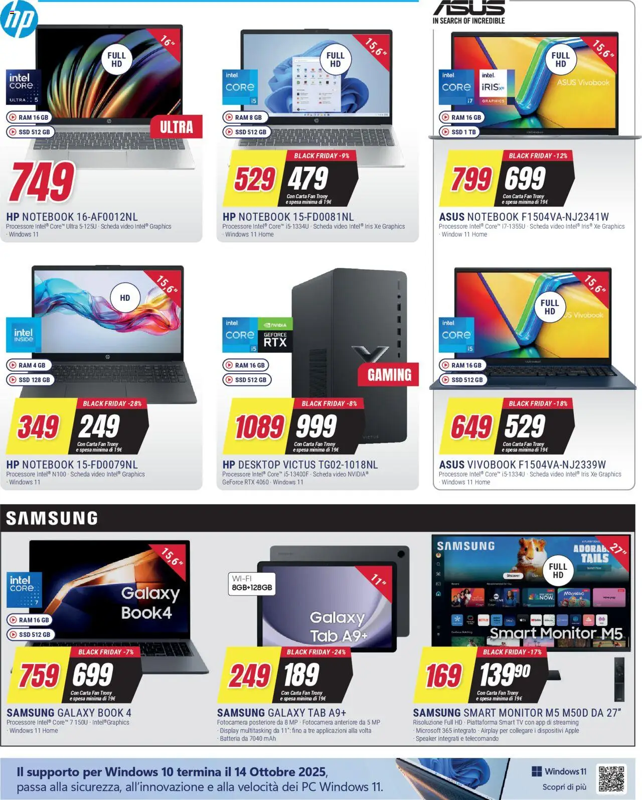 Volantino Trony del 19.06.2025 | Pagina: 8 | Prodotti: Samsung Galaxy, Video, Fotocamera, Speaker