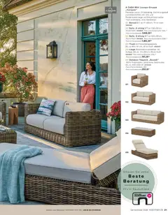 Höffner Prospekt Gartenmöbel ab 27.03.2026 gültig | Seite: 21 | Produkte: Sessel, Tisch, Liege, Gartenmöbel