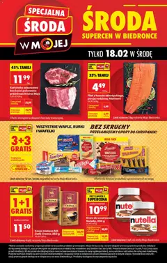 Pogląd oferty "Biedronka gazetka - Specjalna środa" - ważna od 18.02.2026