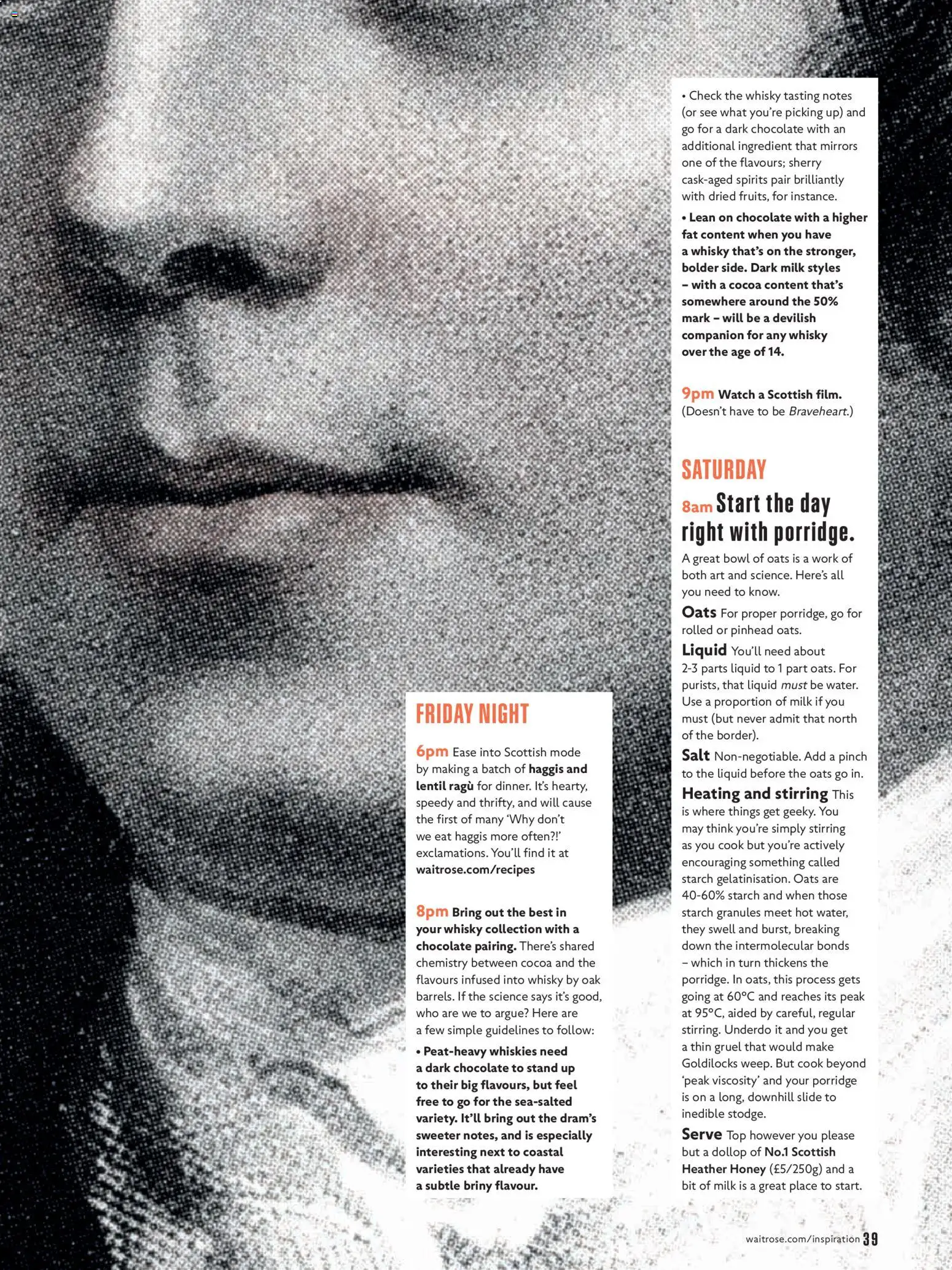 {H1} | Page: 39 | Products: Milk, Chocolate, Whisky, Oats