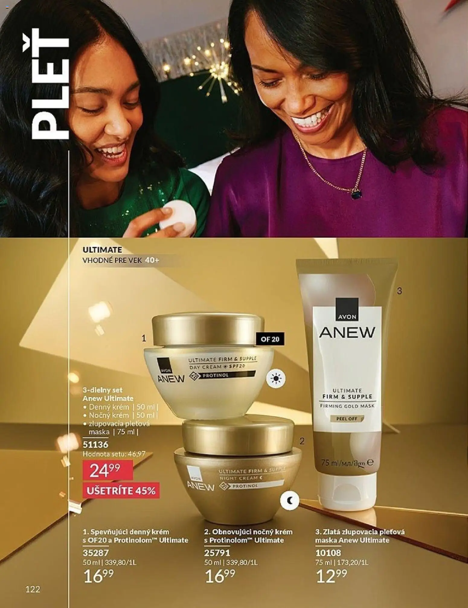 Nové Avon akcie – leták je platný od 01.11.2025 | Strana: 122 | Produkty: Maska, Krém