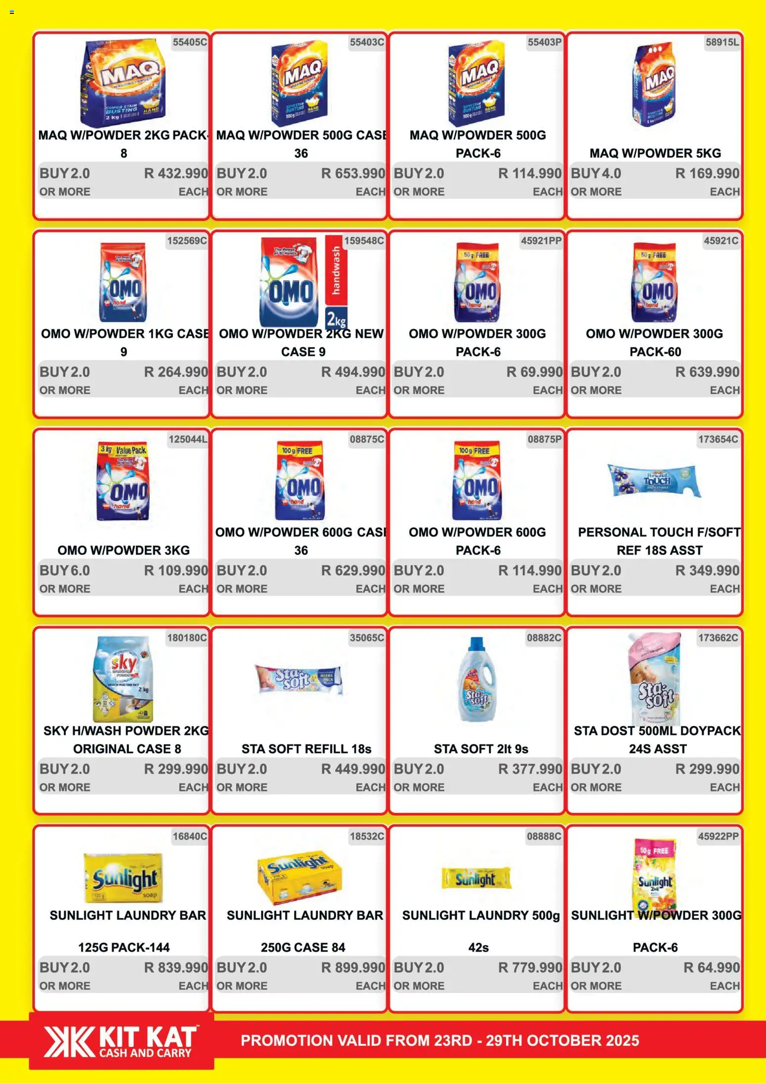 New KIT KAT Cash & Carry catalogue – valid from 23.10.2025 | Page: 27 | Products: Handwash, Case, Powder, Soap