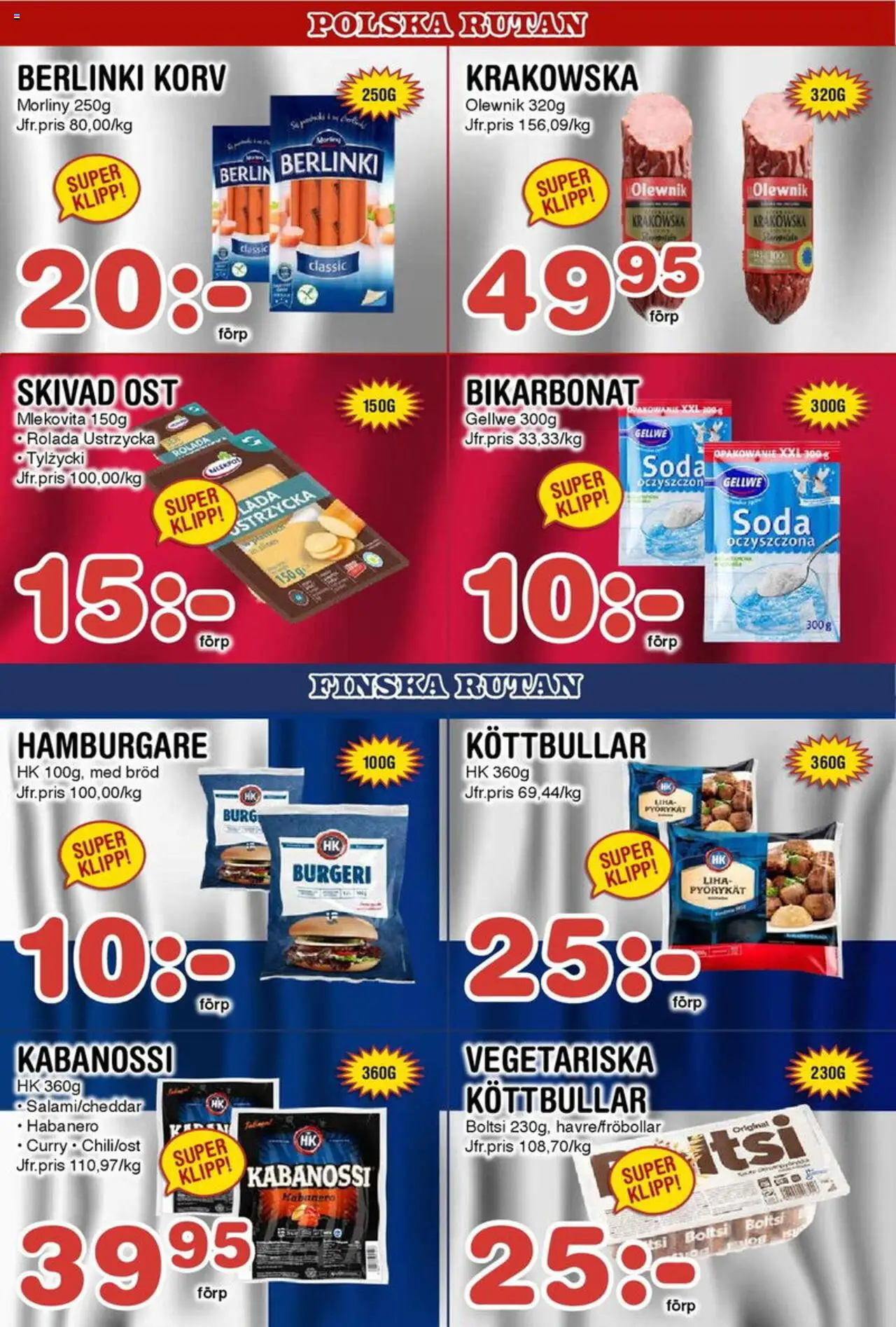 Nya Pulsen reklamblad aktuell från 08.09.2025 | Sida: 13 | Produkter: Köttbullar, Låda, Ost, Bröd