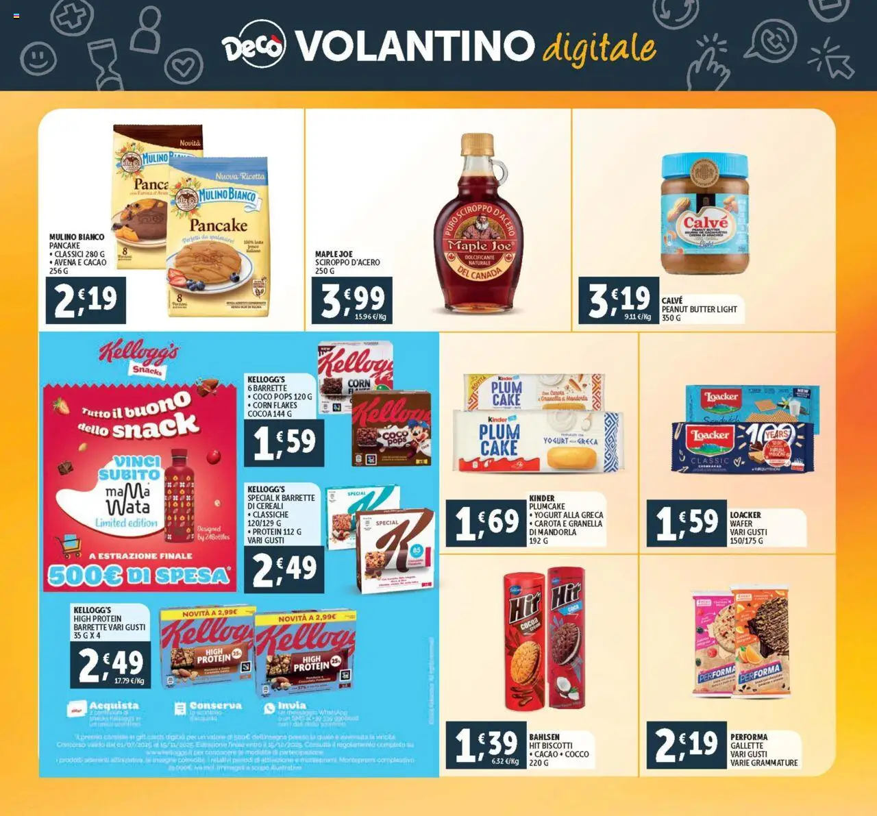 Volantino Decò del 18.07.2025 | Pagina: 25 | Prodotti: Yogurt, Carota, Gallette, Cacao