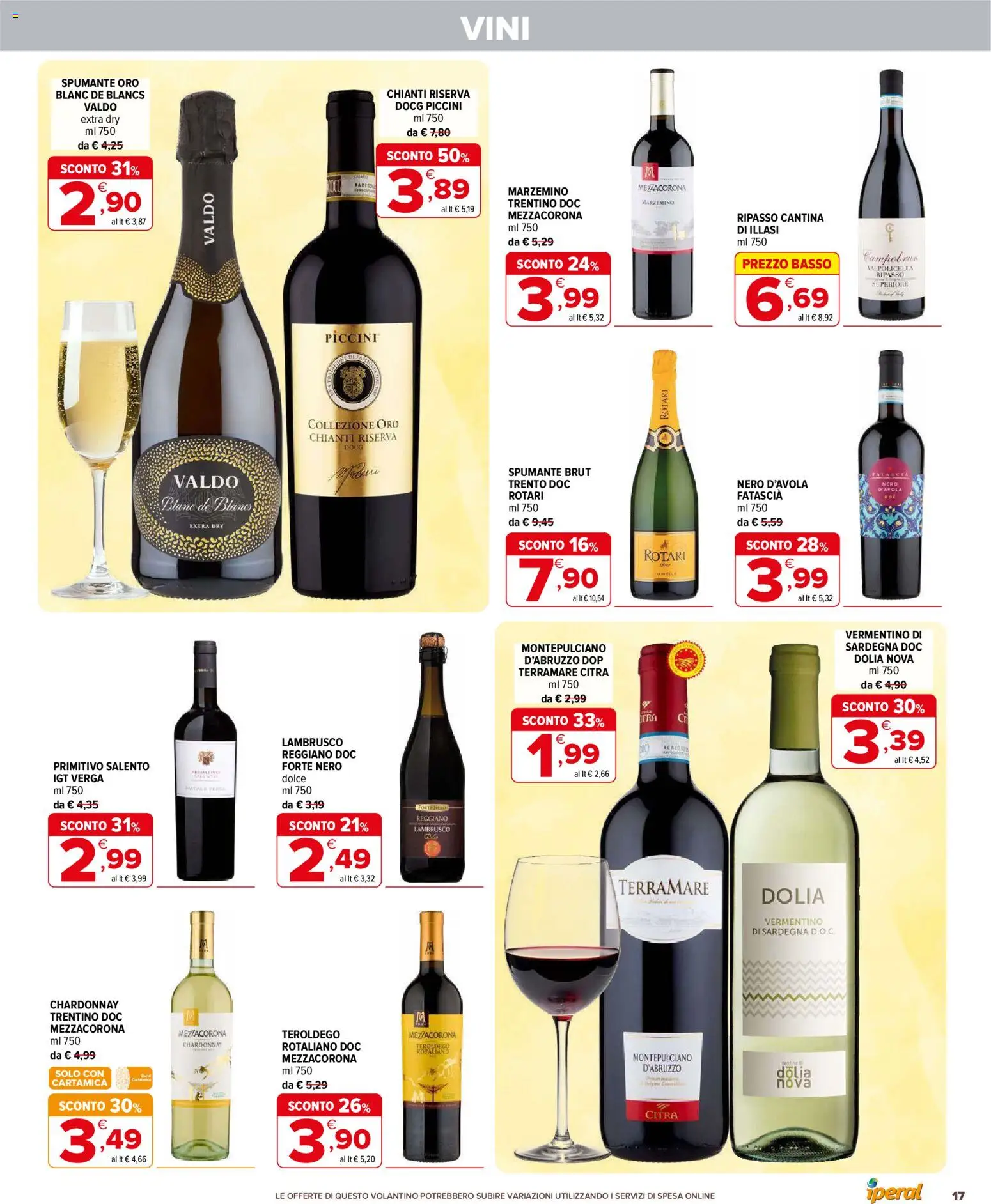 Volantino Iperal del 12.11.2025 | Pagina: 17 | Prodotti: Spumante