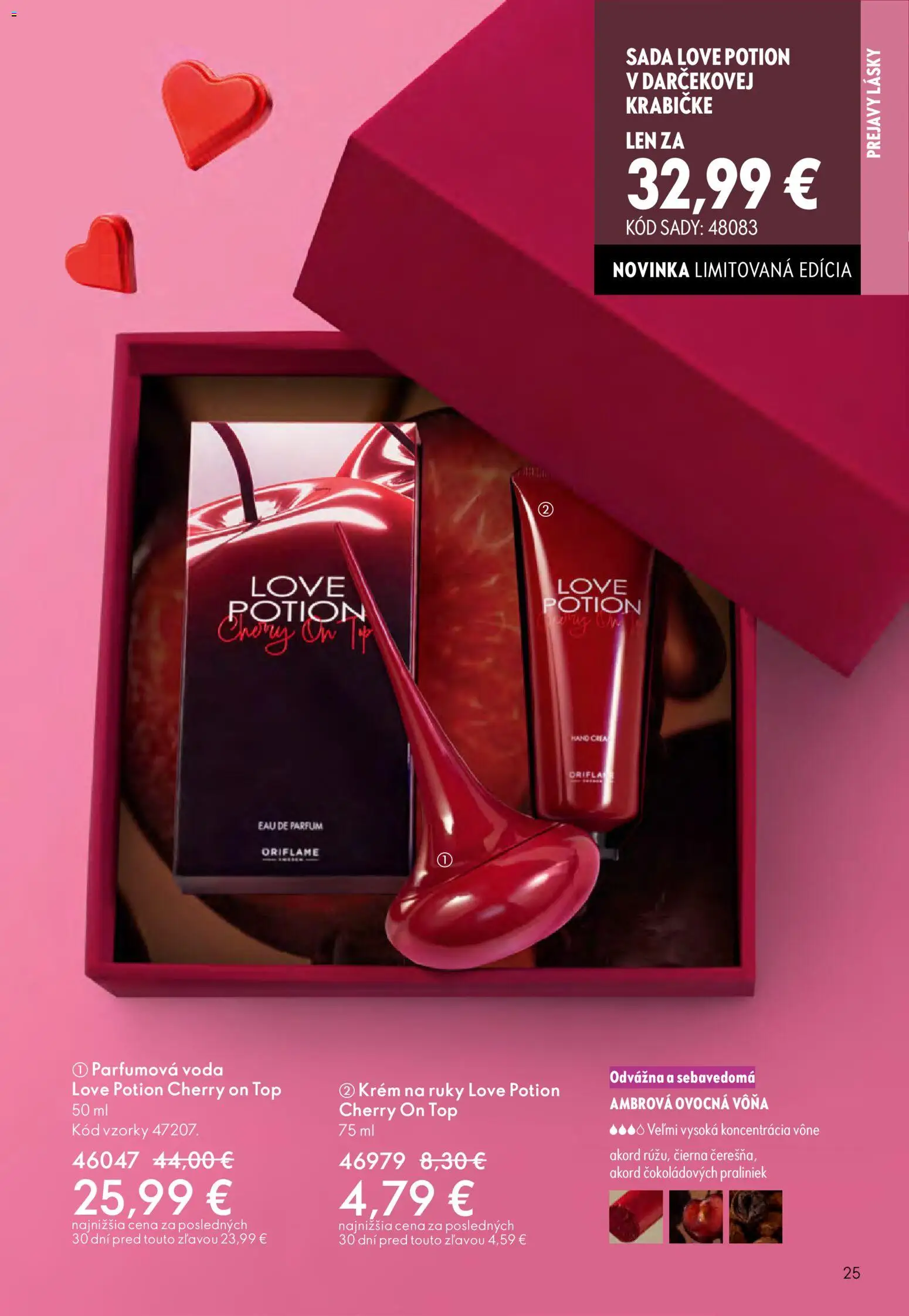 Nové Oriflame akcie – leták je platný od 21.01.2026 | Strana: 25 | Produkty: Krém na ruky, Krém, Voda