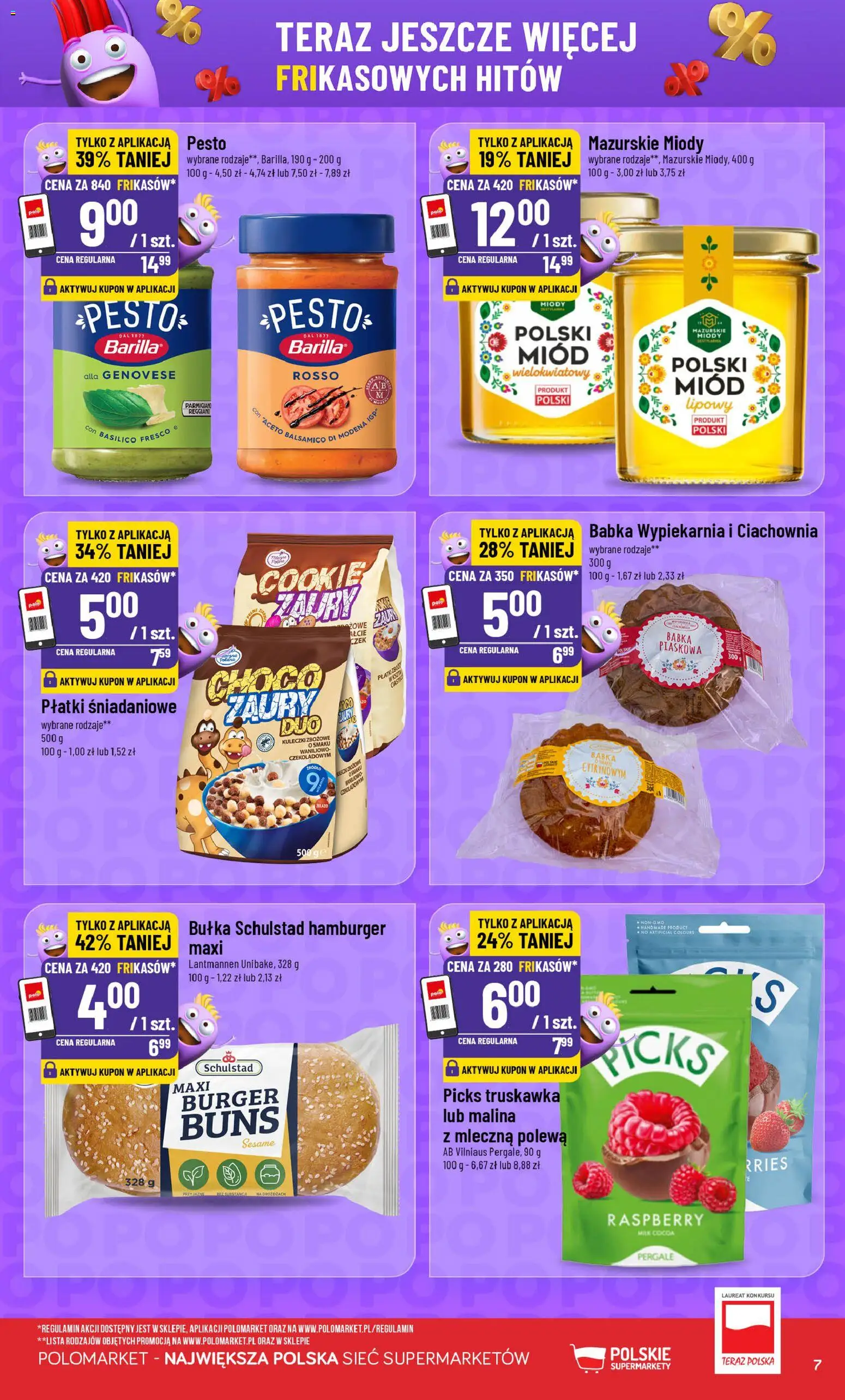 POLOmarket Gazetka - Frikasowe Hity od 27.12.2025 | Strona: 7 | Produkty: Malina, Hamburger, Babka, Fresco