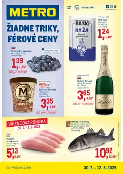 Metro Maloobchod - náhľad platný od 30.07.2025