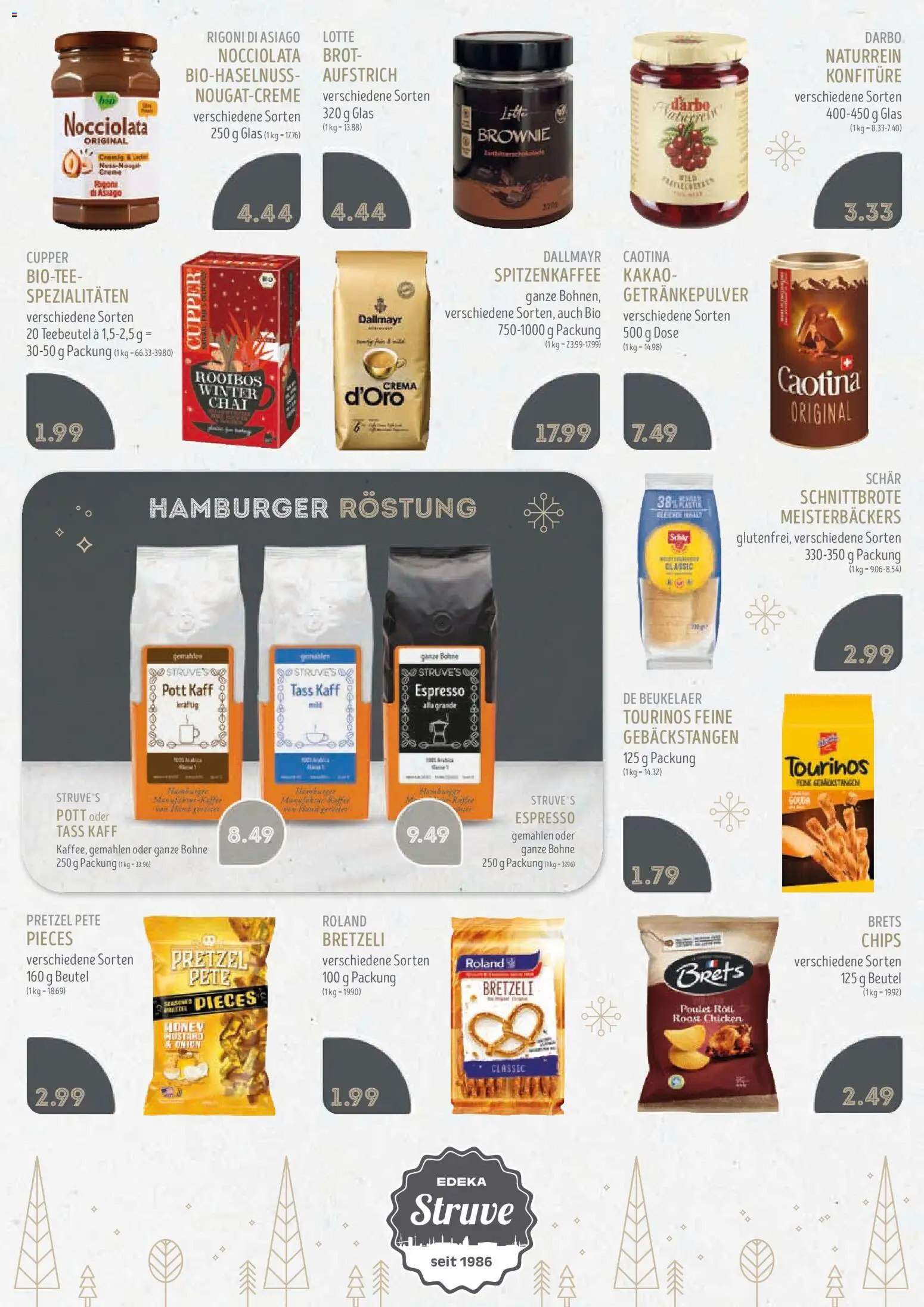 Edeka Struve Unsere Angebote für die Festzeit – gültig ab 08.12.2025 | Seite: 15 | Produkte: Dallmayr, Brot, Chips