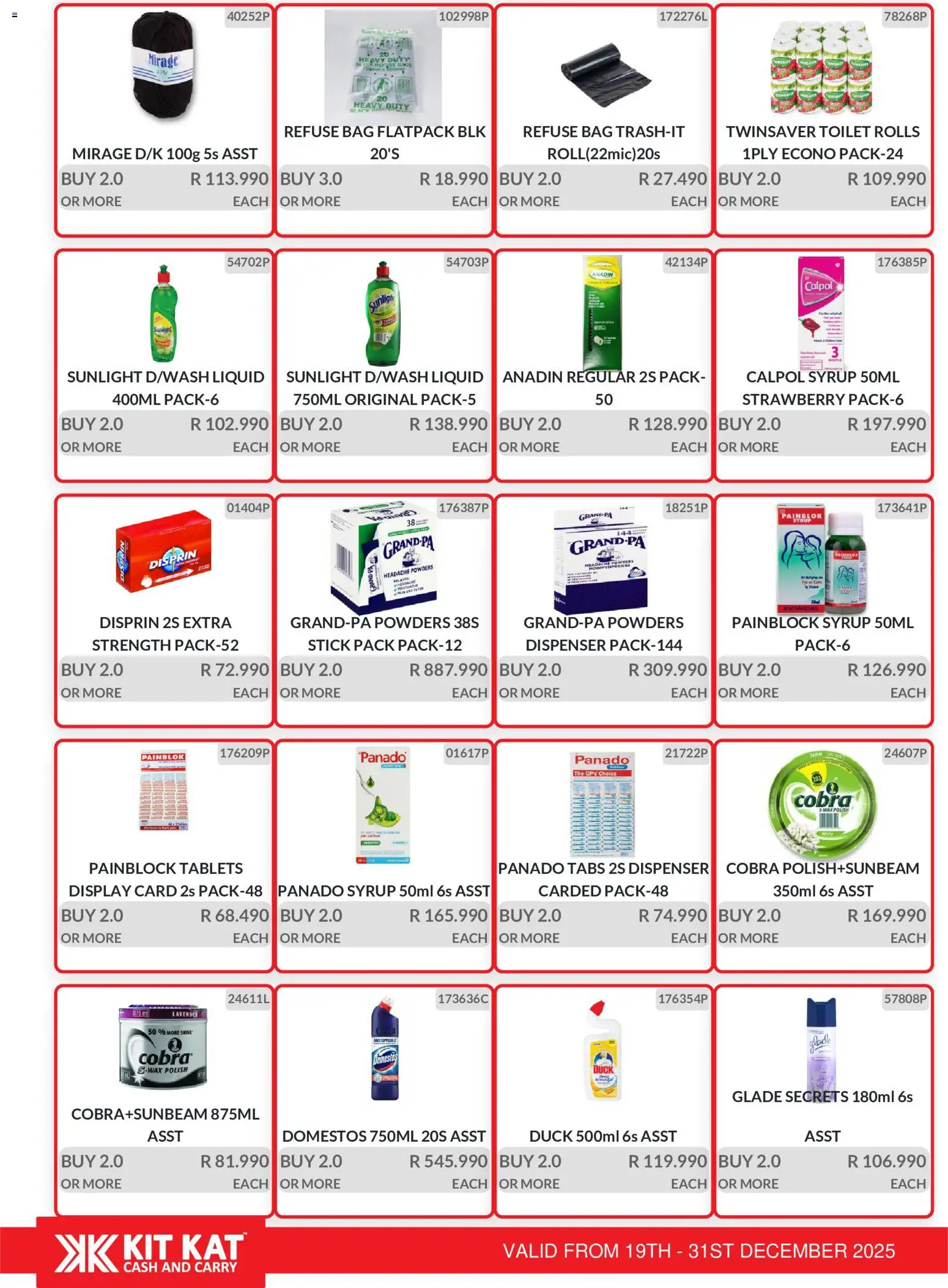 New KIT KAT Cash & Carry catalogue – valid from 19.12.2025 | Page: 14 | Products: Bag, Toilet, Syrup