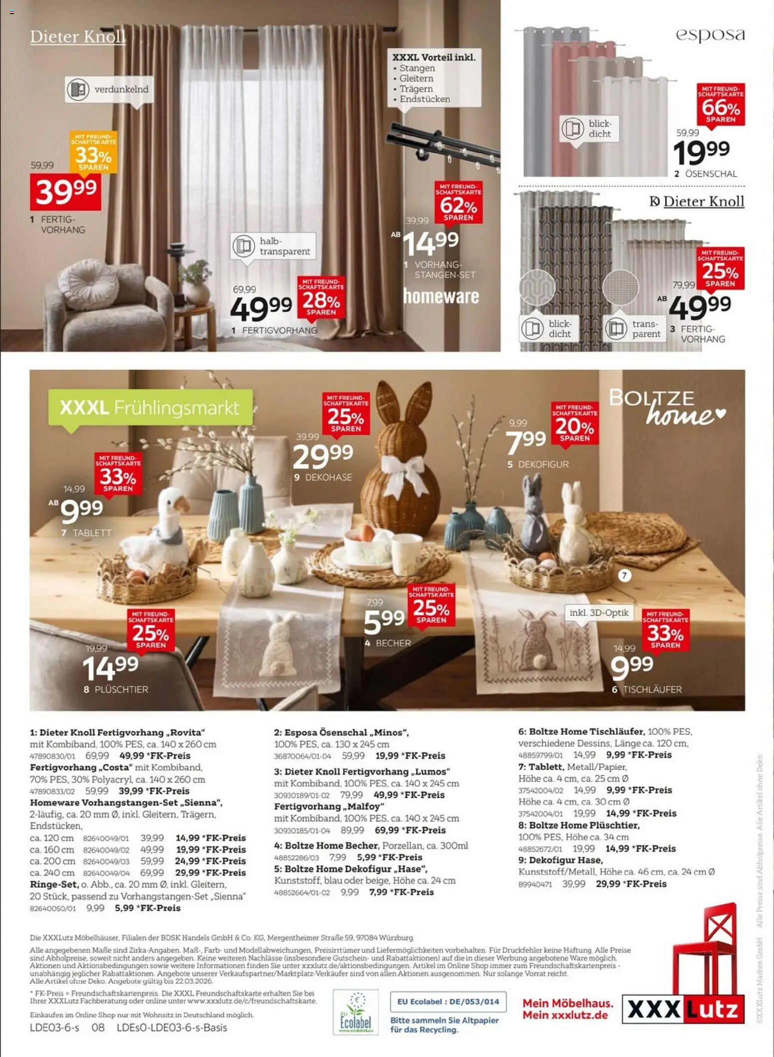 XXXL Lutz - BBQ-Time – gültig ab 08.03.2026 | Seite: 22 | Produkte: Vorhang