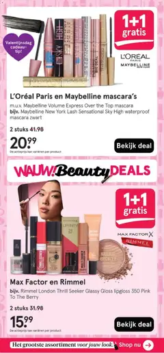 Etos - Folder - Voorbeeld van een folder van Etos, geldig van 09.02.2026 | Pagina: 8 | Producten: Kan, Bronzer, Mascara, Lipgloss