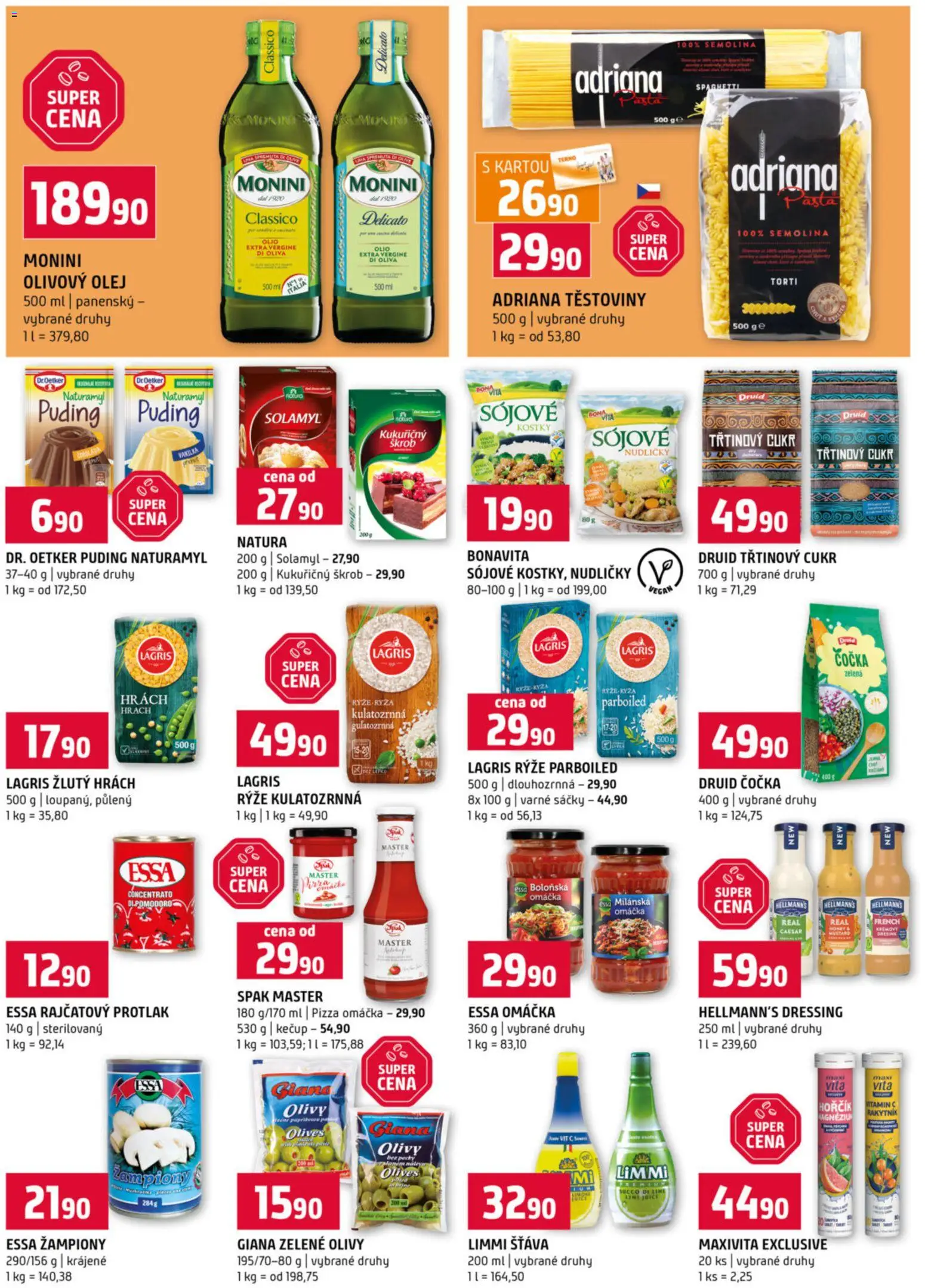 Terno leták - Tábor od 26.11.2025 | Strana: 10 | Produkty: Hrách, Žampiony, Hellmann's, Kostky