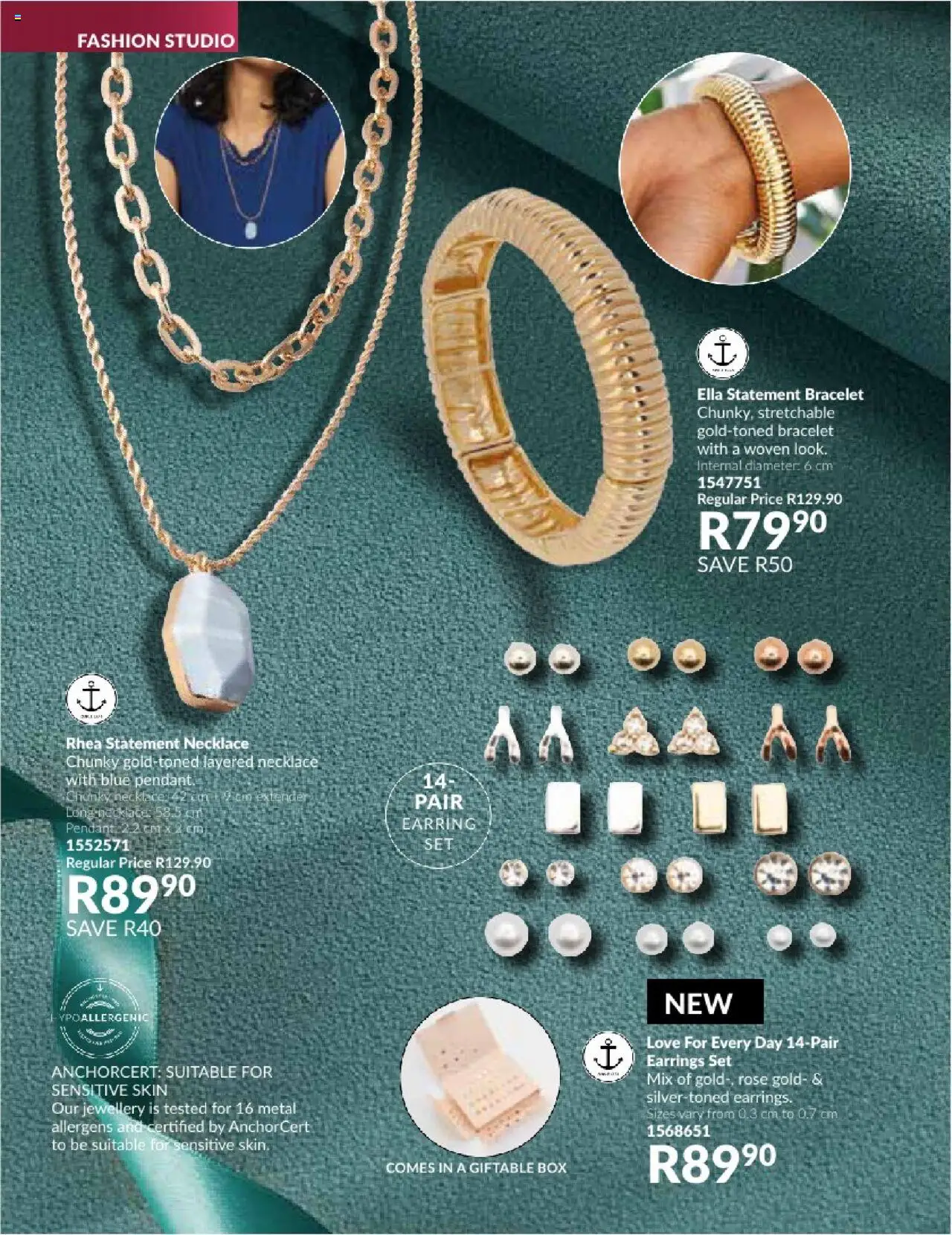 AVON Catalogue  │ valid from 01.08.2025 | Page: 120 | Products: Earrings, Box