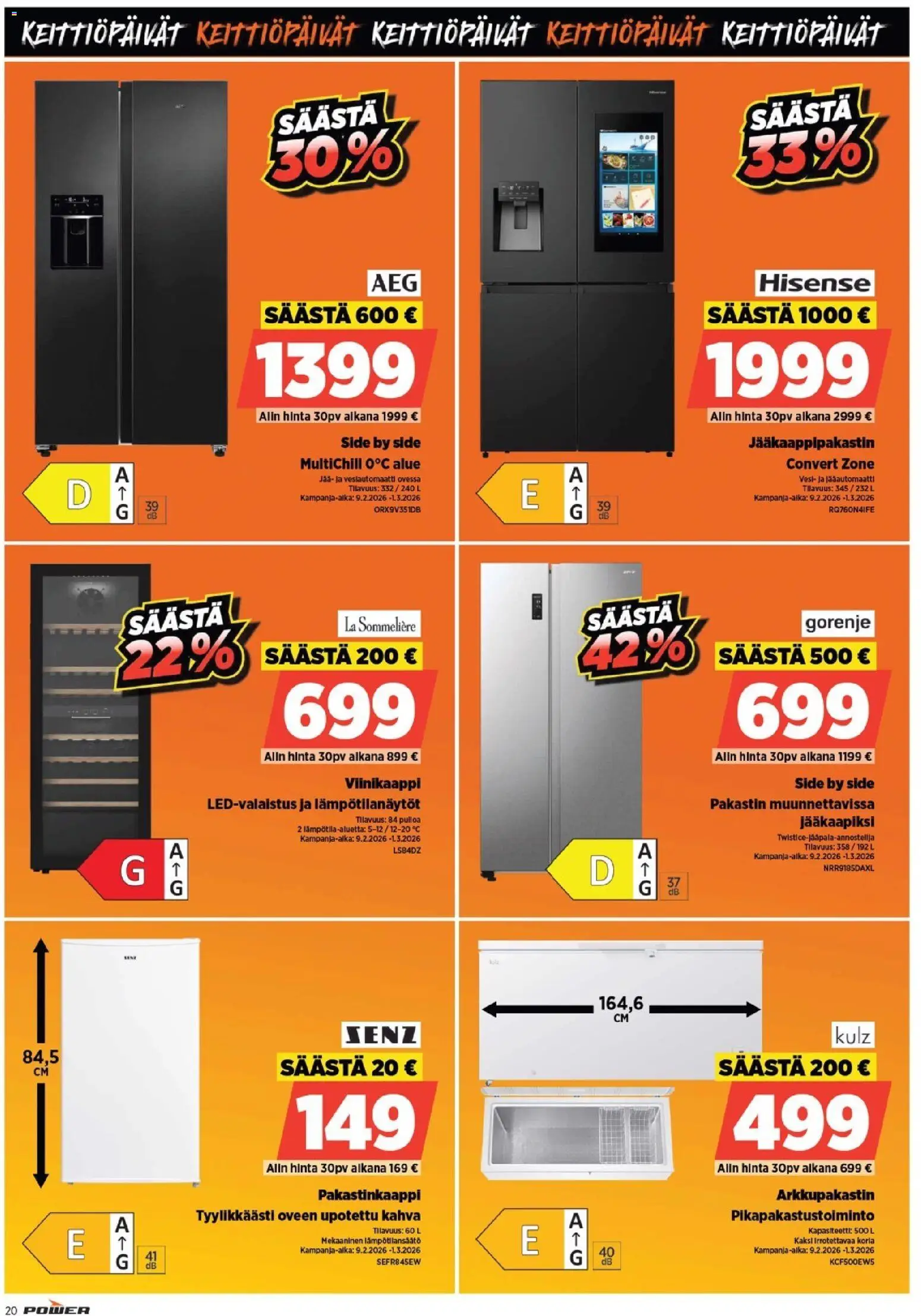 Power tarjoukset – voimassa 09.02.2026 alkaen | Sivu: 20
