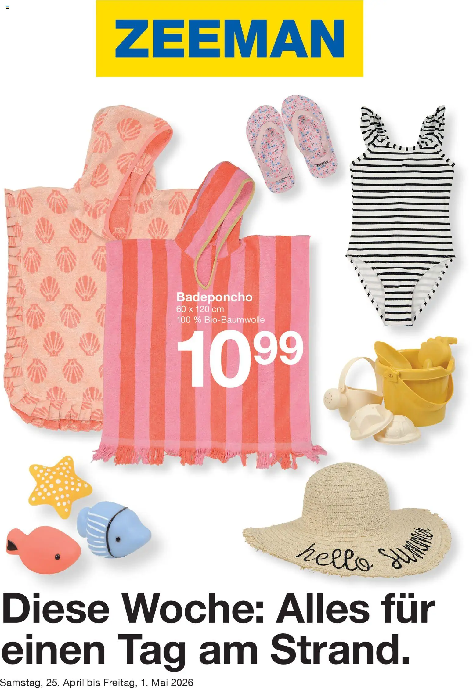 Zeeman Prospekt 	 – gültig ab 25.04.2026 | Seite: 1