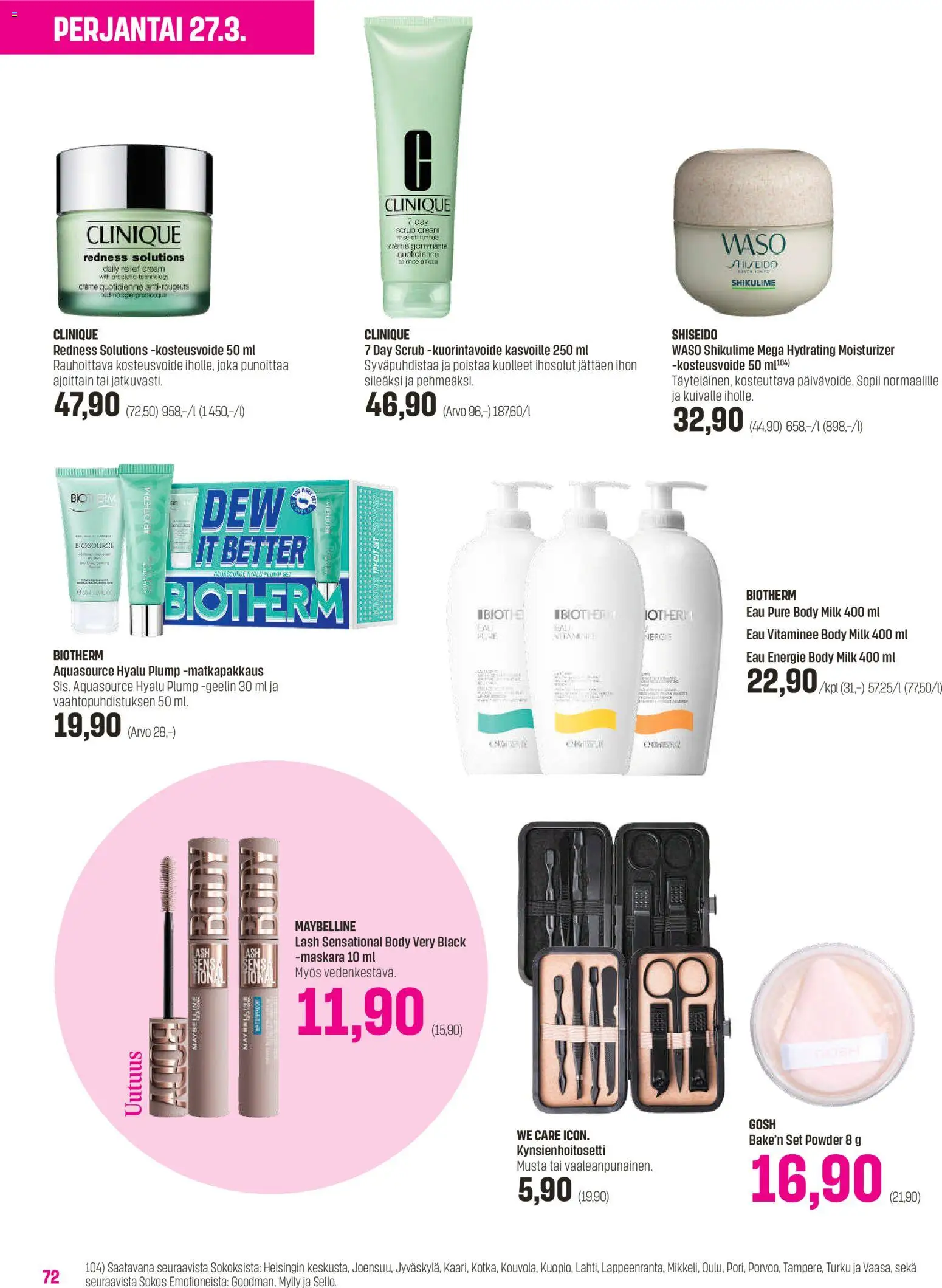 Sokos tarjoukset - Emotion 3plus1 – voimassa 25.03.2026 alkaen | Sivu: 72