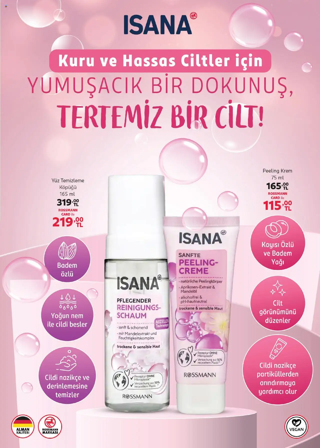 Rossmann Ağustos Güzellik Kataloğu - 04.08.2025 tarihinden itibaren geçerlidir | Sayfa: 19 | Ürünler: Krem, Peeling, Badem, Kayısı
