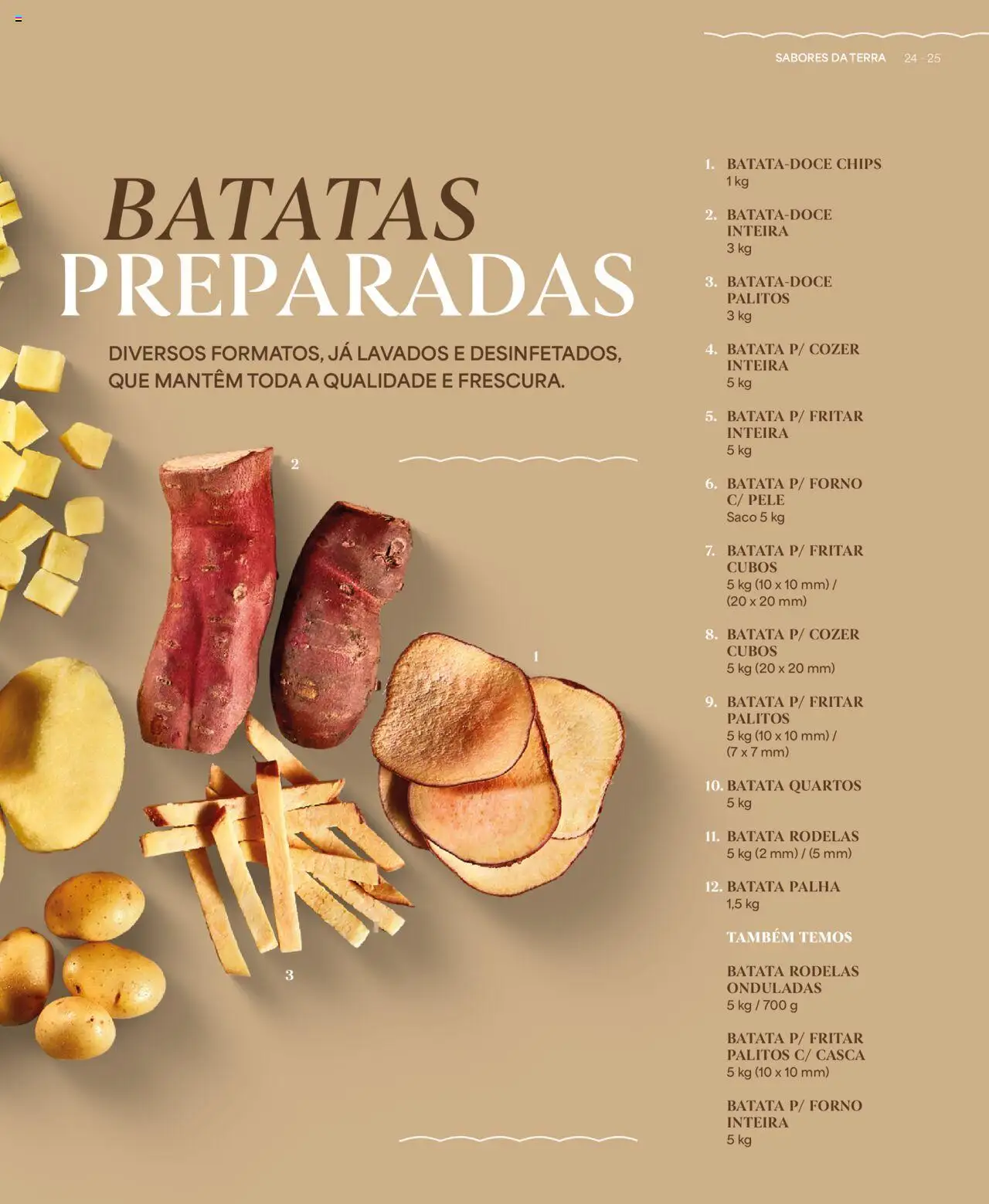 Recheio - Recheio da Terra │ válido de 25.09.2025 | Página: 25 | Produtos: Batata, Forno, Batata palha