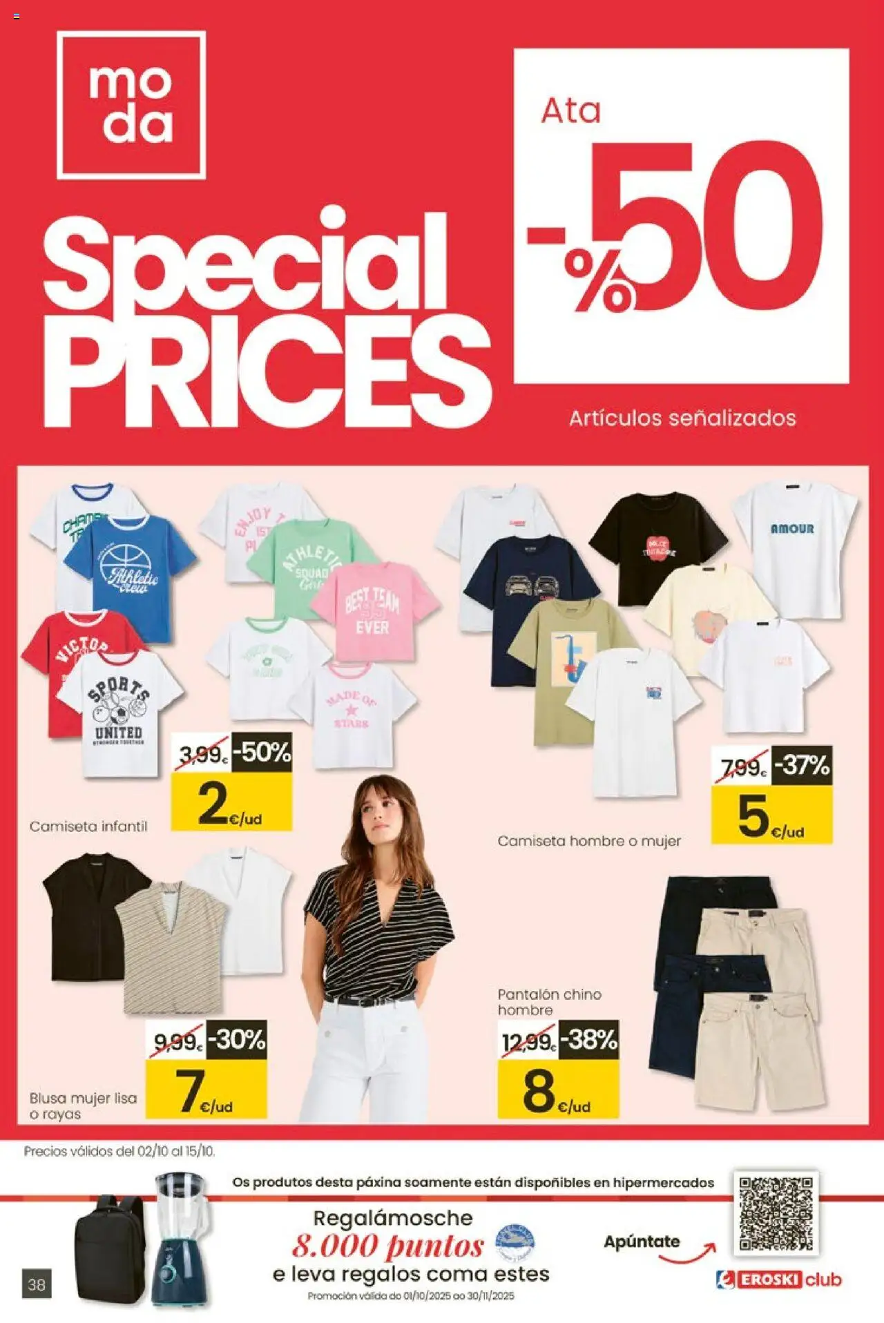 Eroski - Ofertón  │ válido desde el 02.10.2025 | Página: 38 | Productos: Blusa