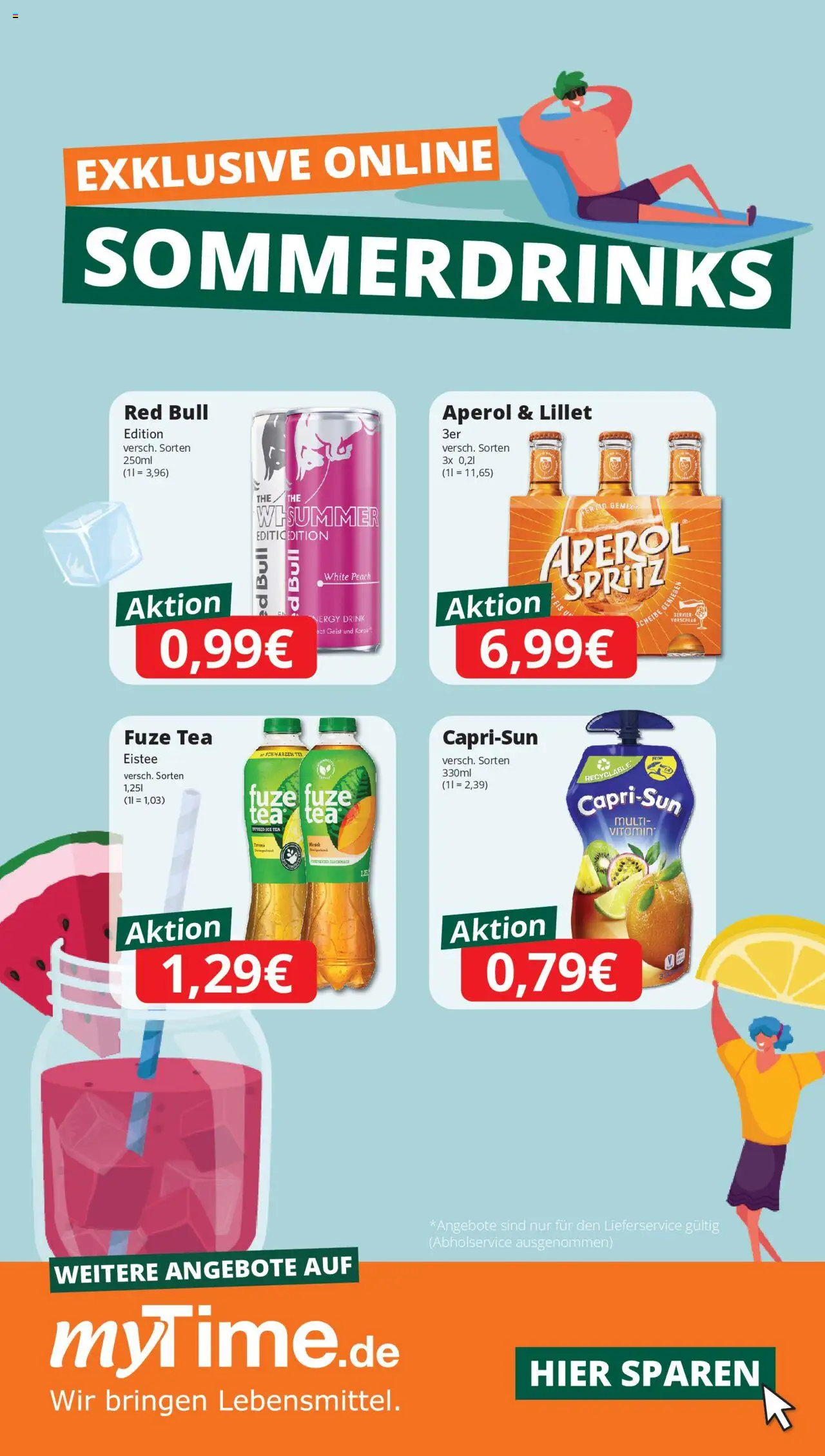 Famila Nordwest Prospekt 	 - gültig ab dem 28.07.2025 | Seite: 27 | Produkte: Fuze tea, Red bull, Lillet, Aperol