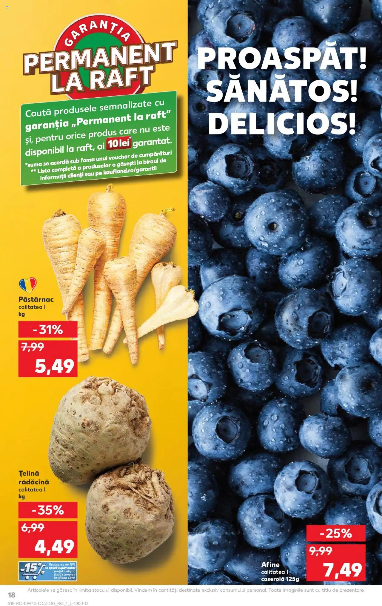 Kaufland RO akciós ujság - amely érvényes a következő dátumtól: 15.10.2025 | Oldal: 18