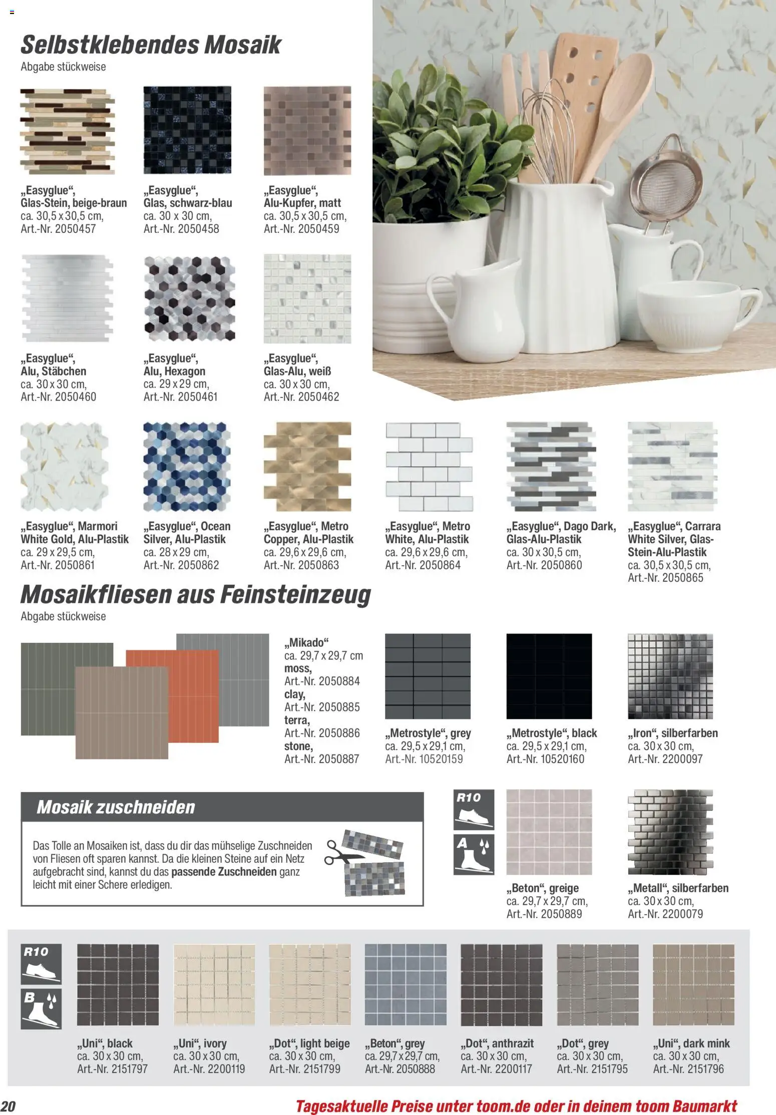 Toom Baumarkt Fliesen & Zubehör 2026 – gültig ab 01.01.2026 | Seite: 20