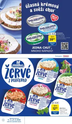 Náhled letáku ŽERVÉ Z PODĚBRAD ČESNEK A BYUNKY, 80 g od 11.03.2026 | Strana: 6 | Produkty: Žervé, Cream cheese, Smetanový sýr, Česnek