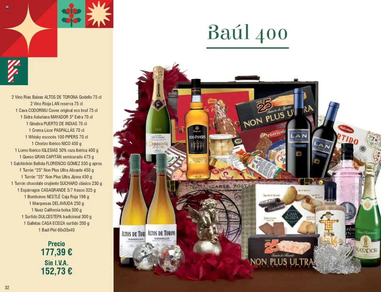 Froiz Catálogo Lotes y Cestas │ válido desde el 16.10.2025 | Página: 32 | Productos: Licor, Chocolate, Galletas, Whisky
