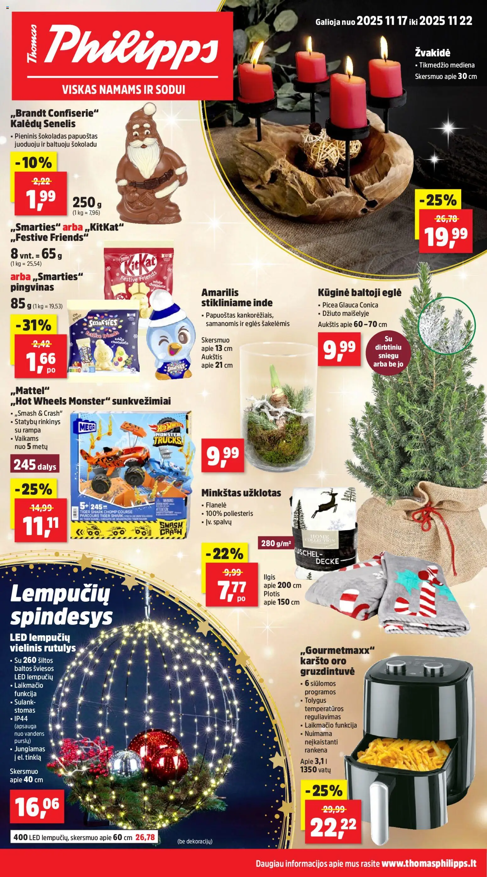 Thomas Philipps akcijos nuo 17.11.2025 | Puslapis: 1 | Prekių: Šokoladas