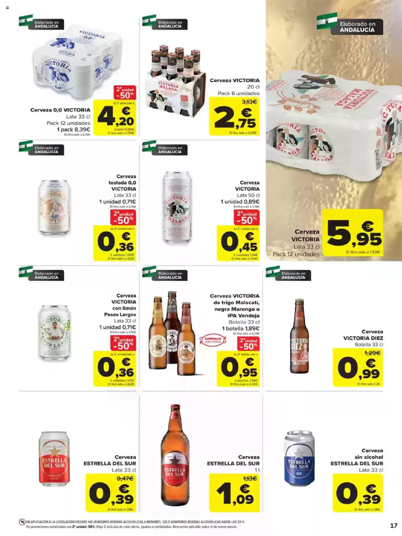 Carrefour folleto │ válido desde el 08.08.2025 | Página: 17 | Productos: Cerveza sin alcohol, Cerveza