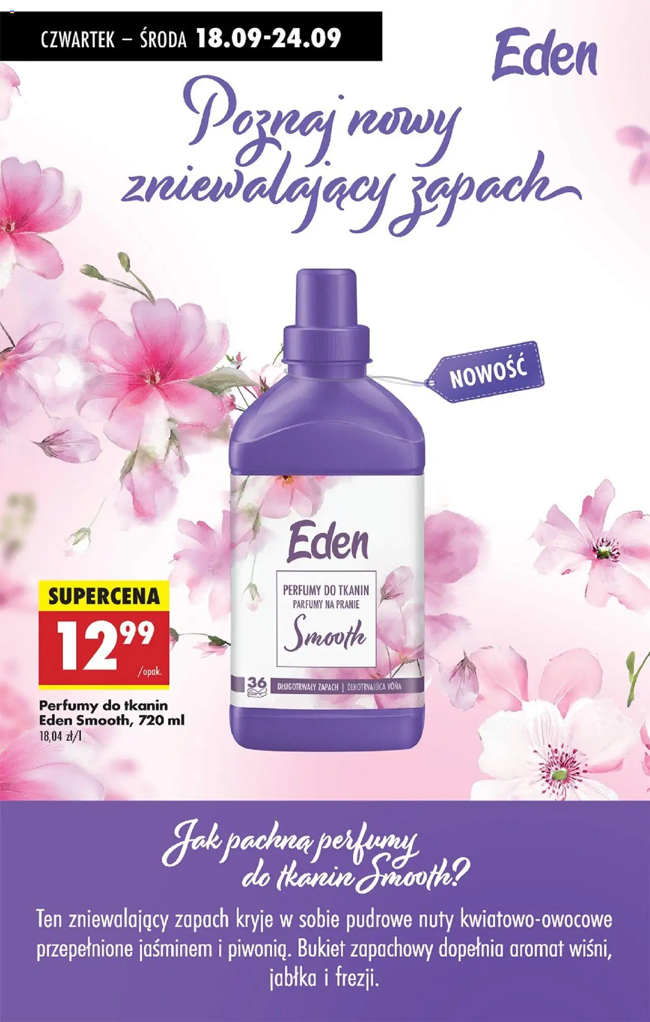 Biedronka gazetka - Oferta w tym tygodniu od 18.09.2025 | Strona: 69 | Produkty: Perfumy, Zapach, Jabłka