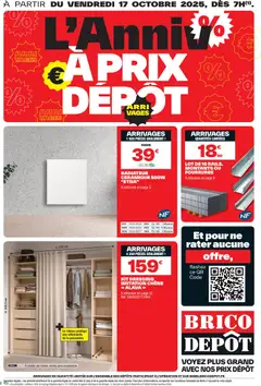 Brico Dépôt - Prévisualisation de Brico Dépôt catalogue L'Anniv à prix dépôt valide à partir de 17.10.2025